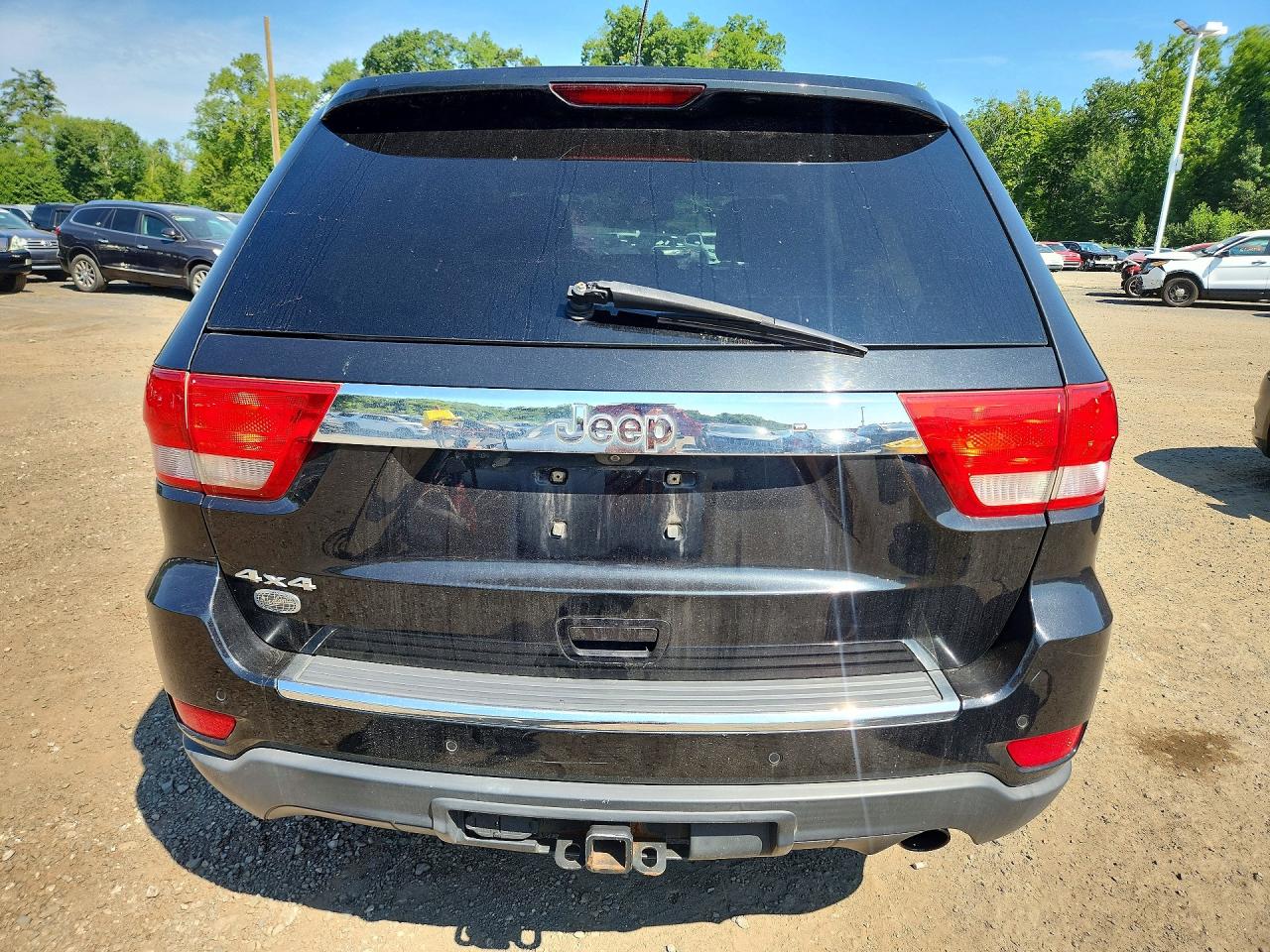 2012 Jeep Grand Cherokee Overland Black vin: 1C4RJFCG5CC176478