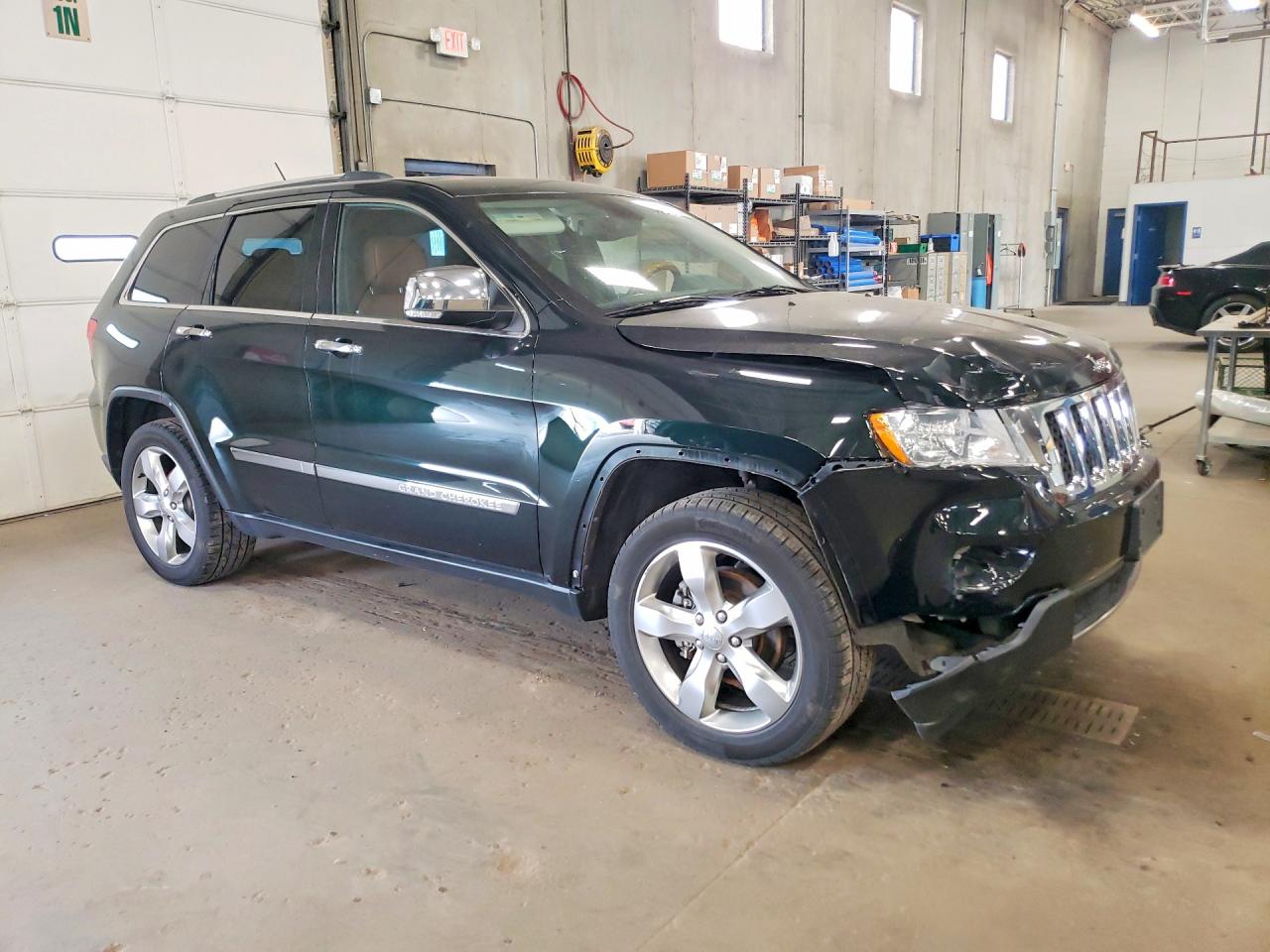 2012 Jeep Grand Cherokee Overland Green vin: 1C4RJFCG5CC267783