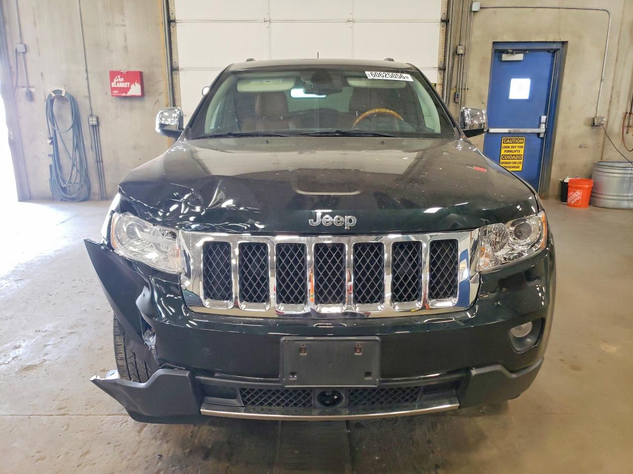 2012 Jeep Grand Cherokee Overland Green vin: 1C4RJFCG5CC267783