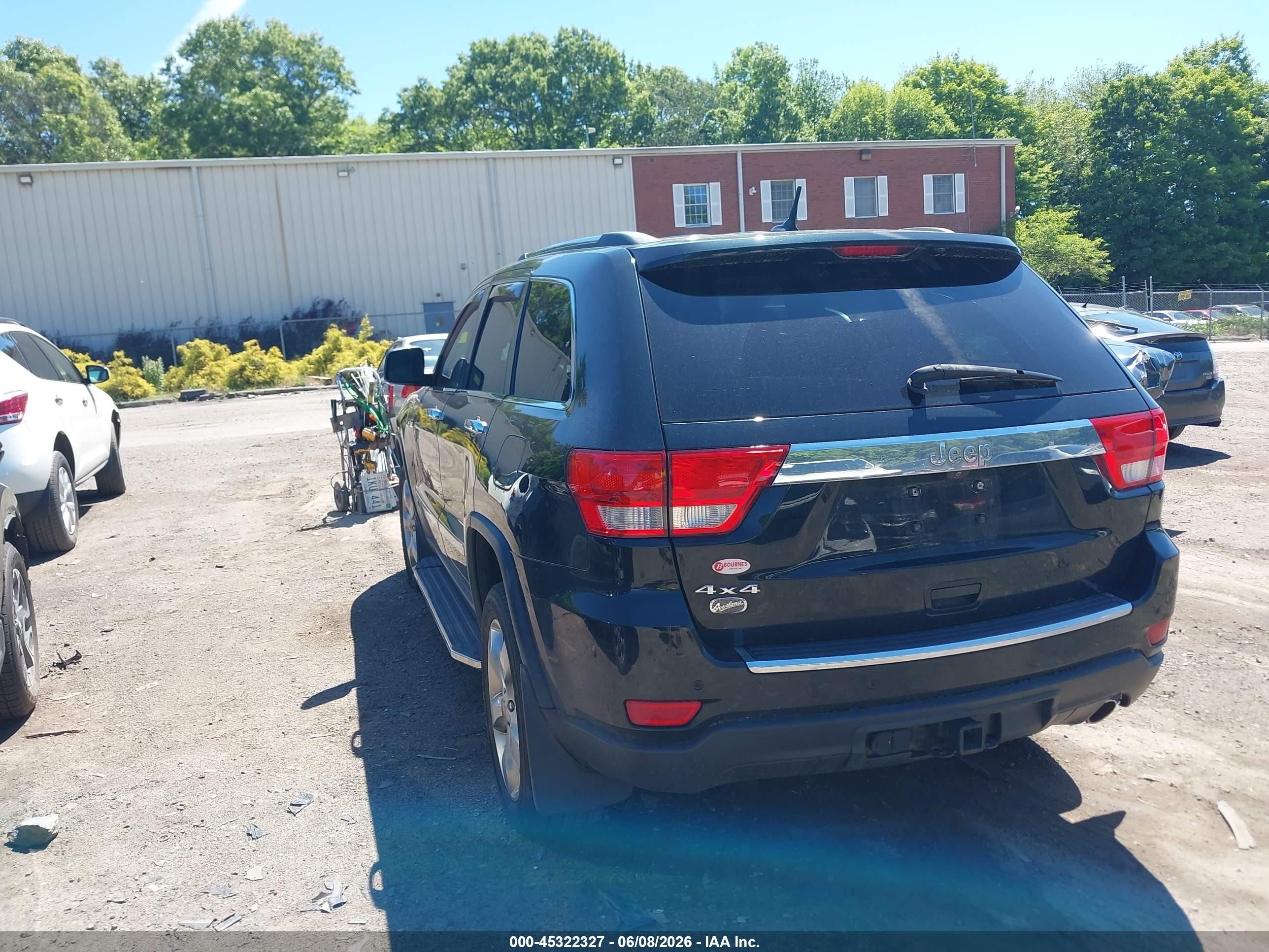 2013 Jeep Grand Cherokee Overland Green vin: 1C4RJFCG5DC545079