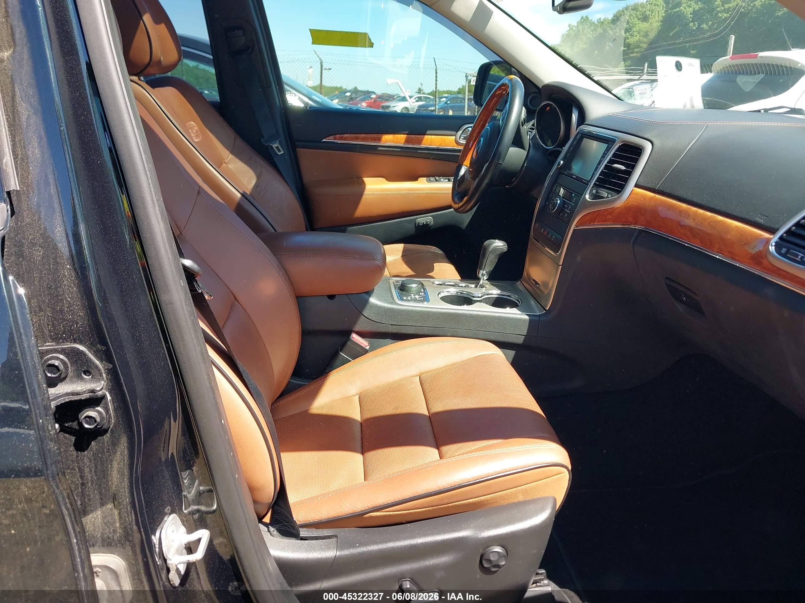2013 Jeep Grand Cherokee Overland Green vin: 1C4RJFCG5DC545079