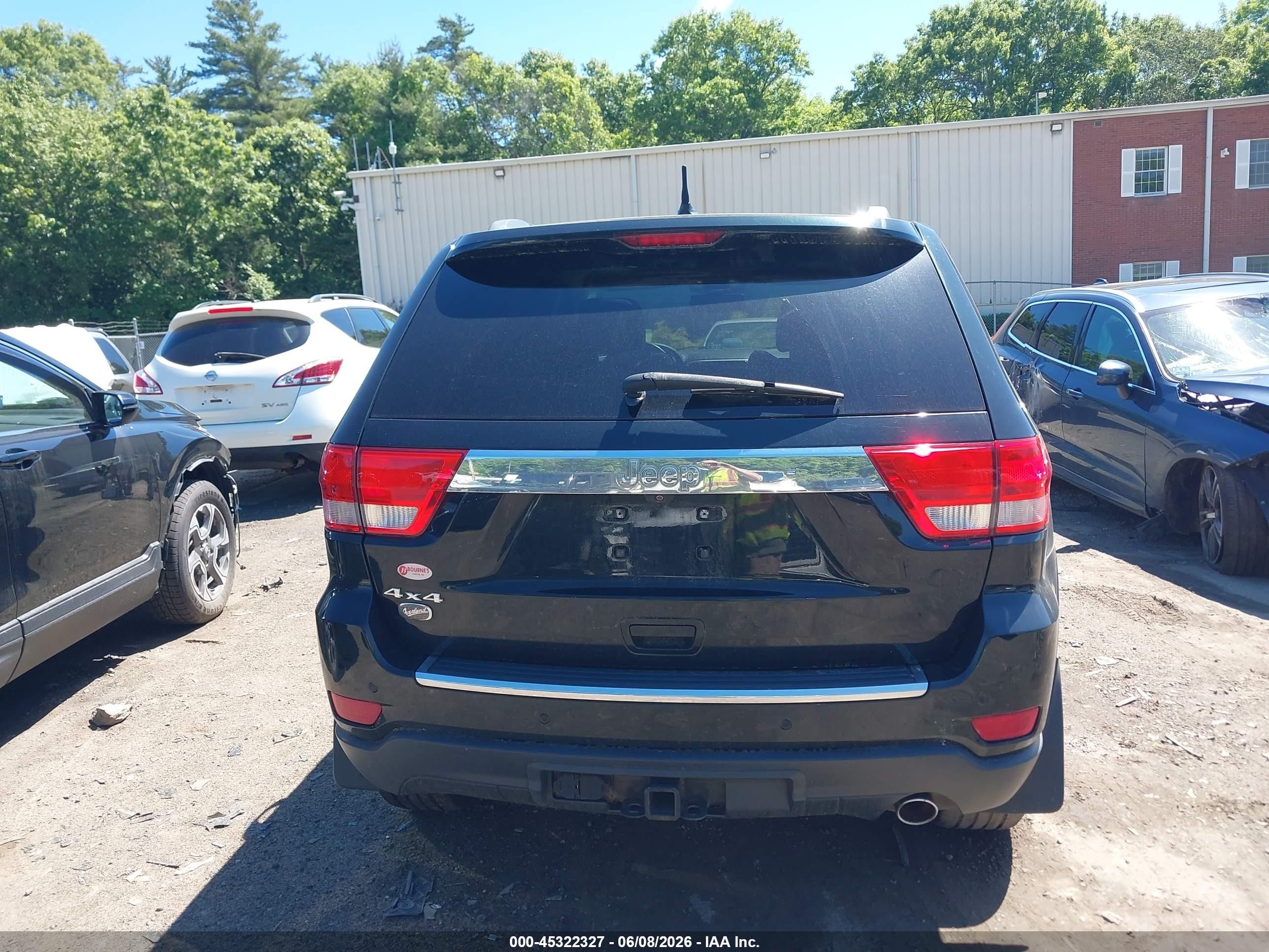 2013 Jeep Grand Cherokee Overland Green vin: 1C4RJFCG5DC545079