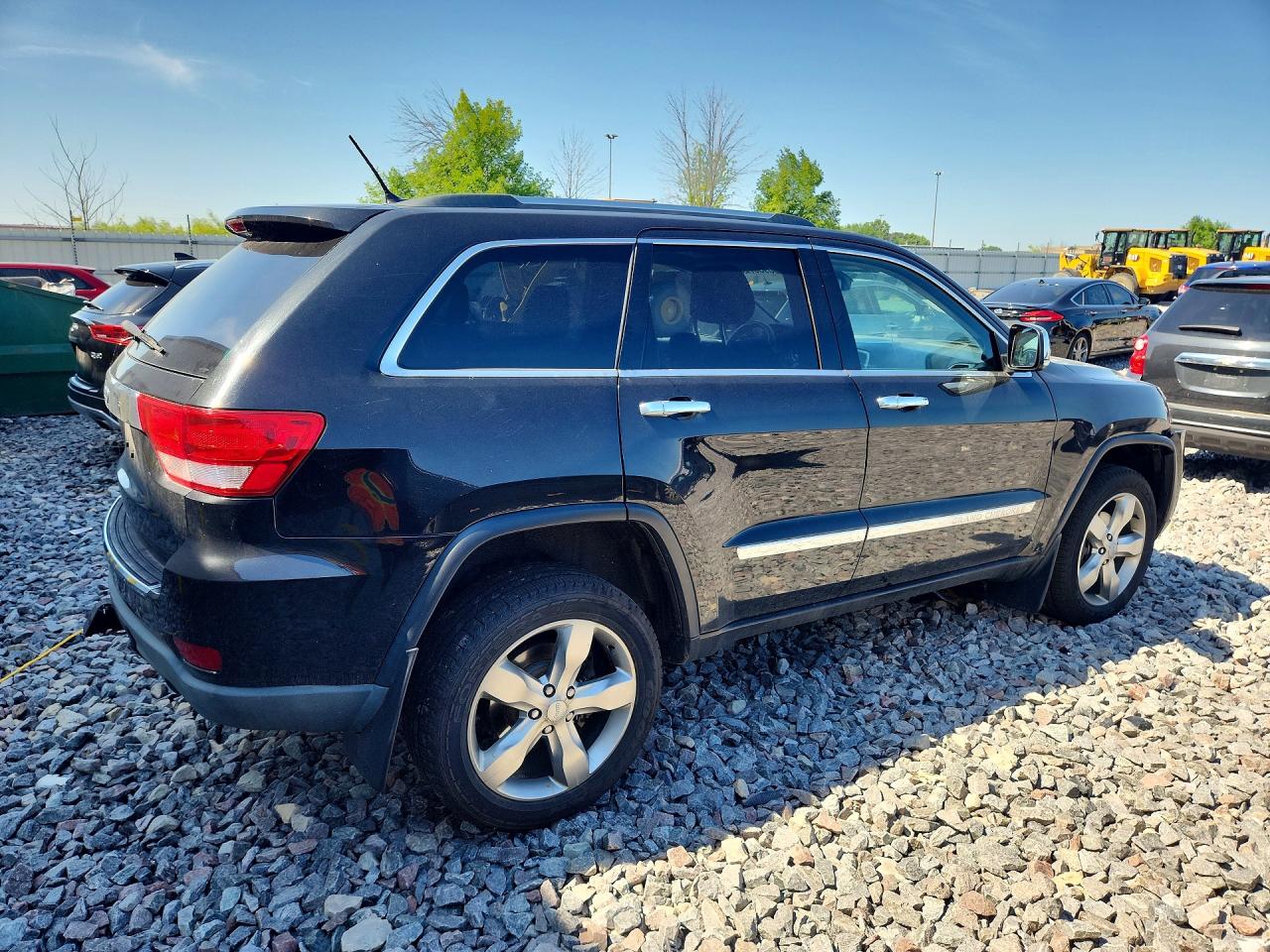 2013 Jeep Grand Cherokee Overland Black vin: 1C4RJFCG5DC558186
