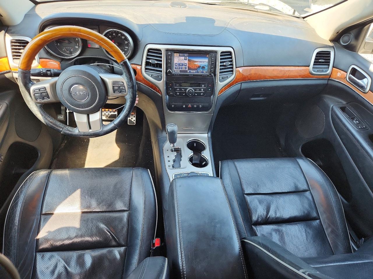 2013 Jeep Grand Cherokee Overland Black vin: 1C4RJFCG5DC558186