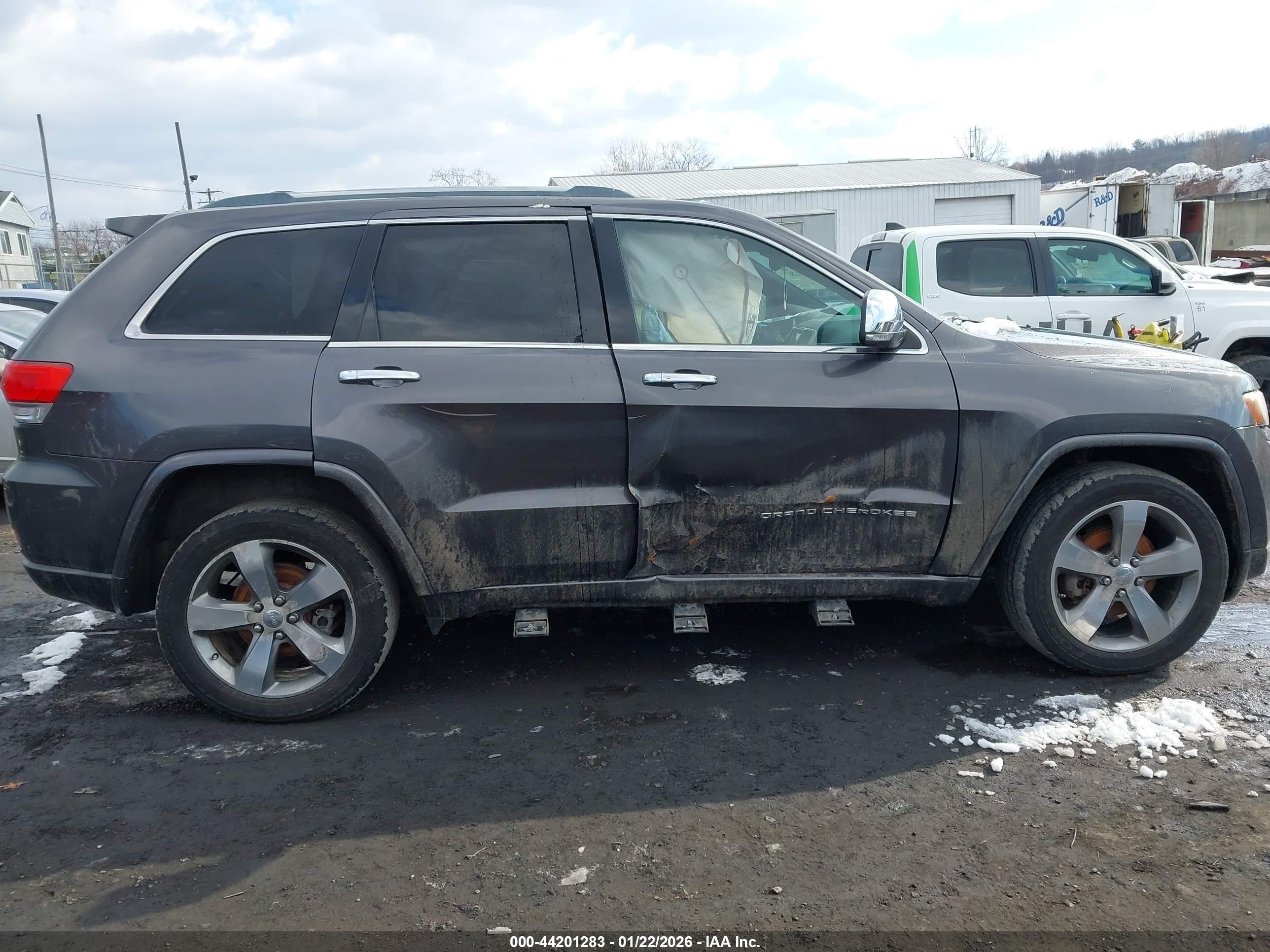 2014 Jeep Grand Cherokee Overland Gray vin: 1C4RJFCG5EC134511