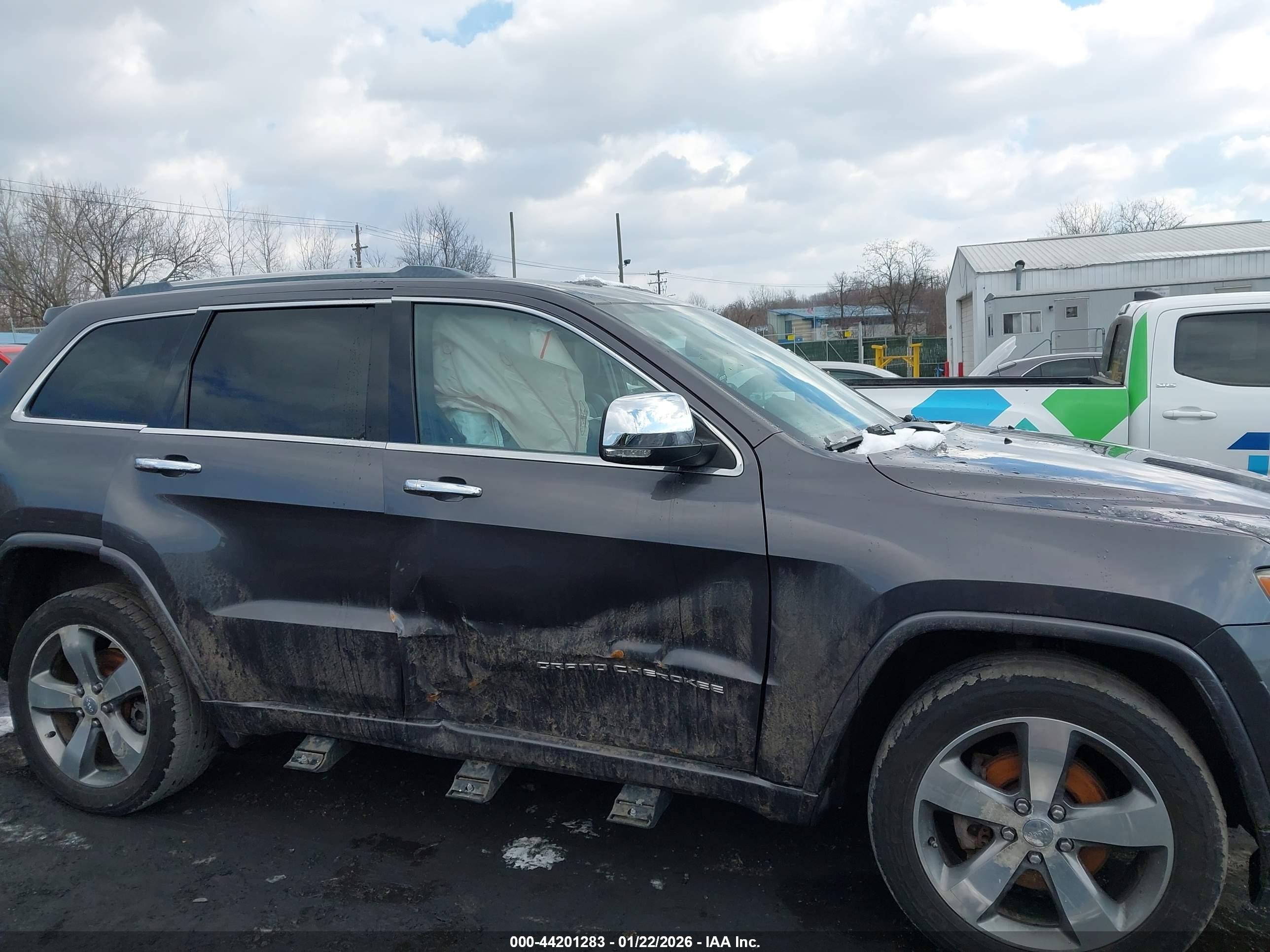 2014 Jeep Grand Cherokee Overland Gray vin: 1C4RJFCG5EC134511