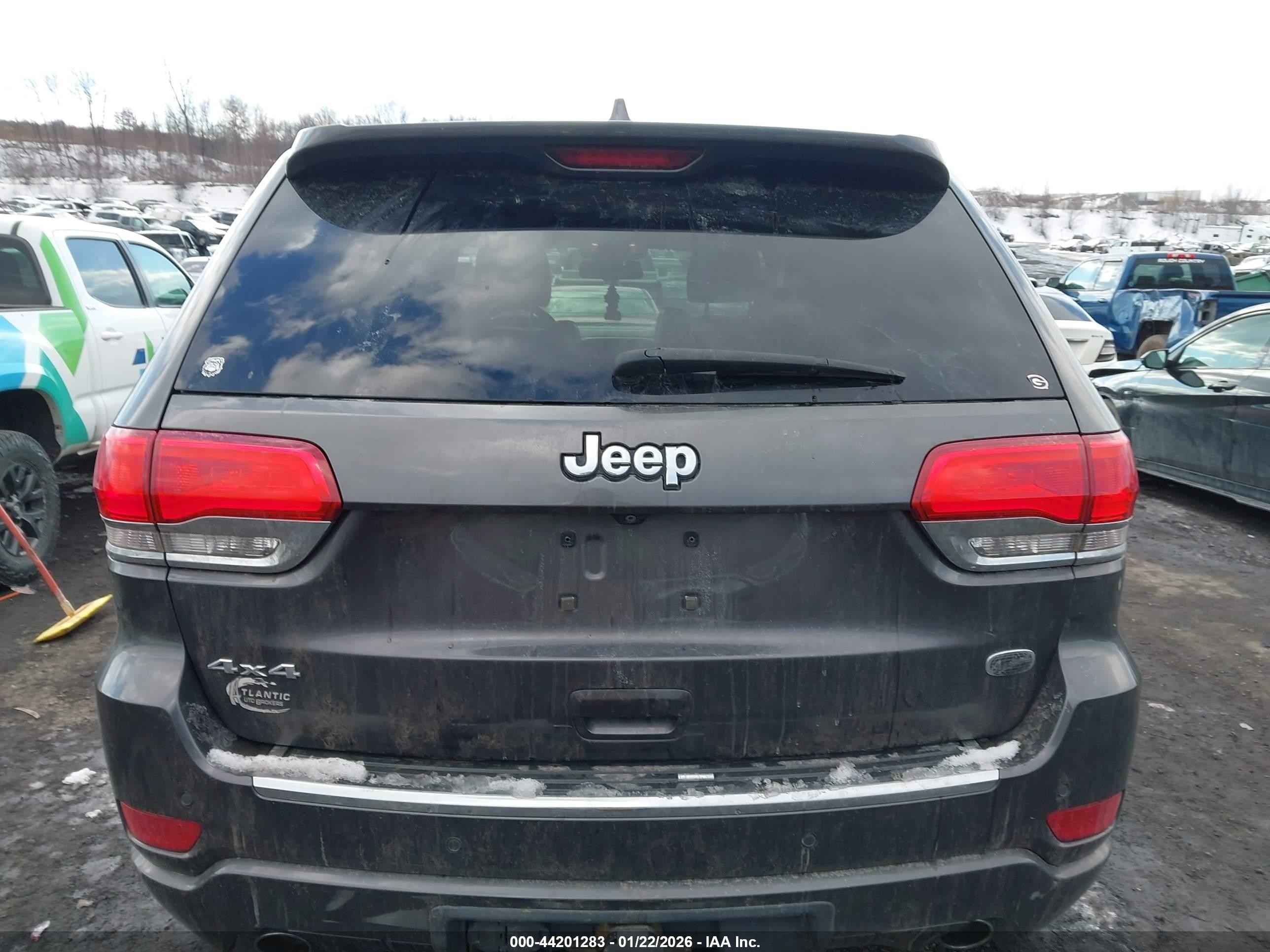 2014 Jeep Grand Cherokee Overland Gray vin: 1C4RJFCG5EC134511