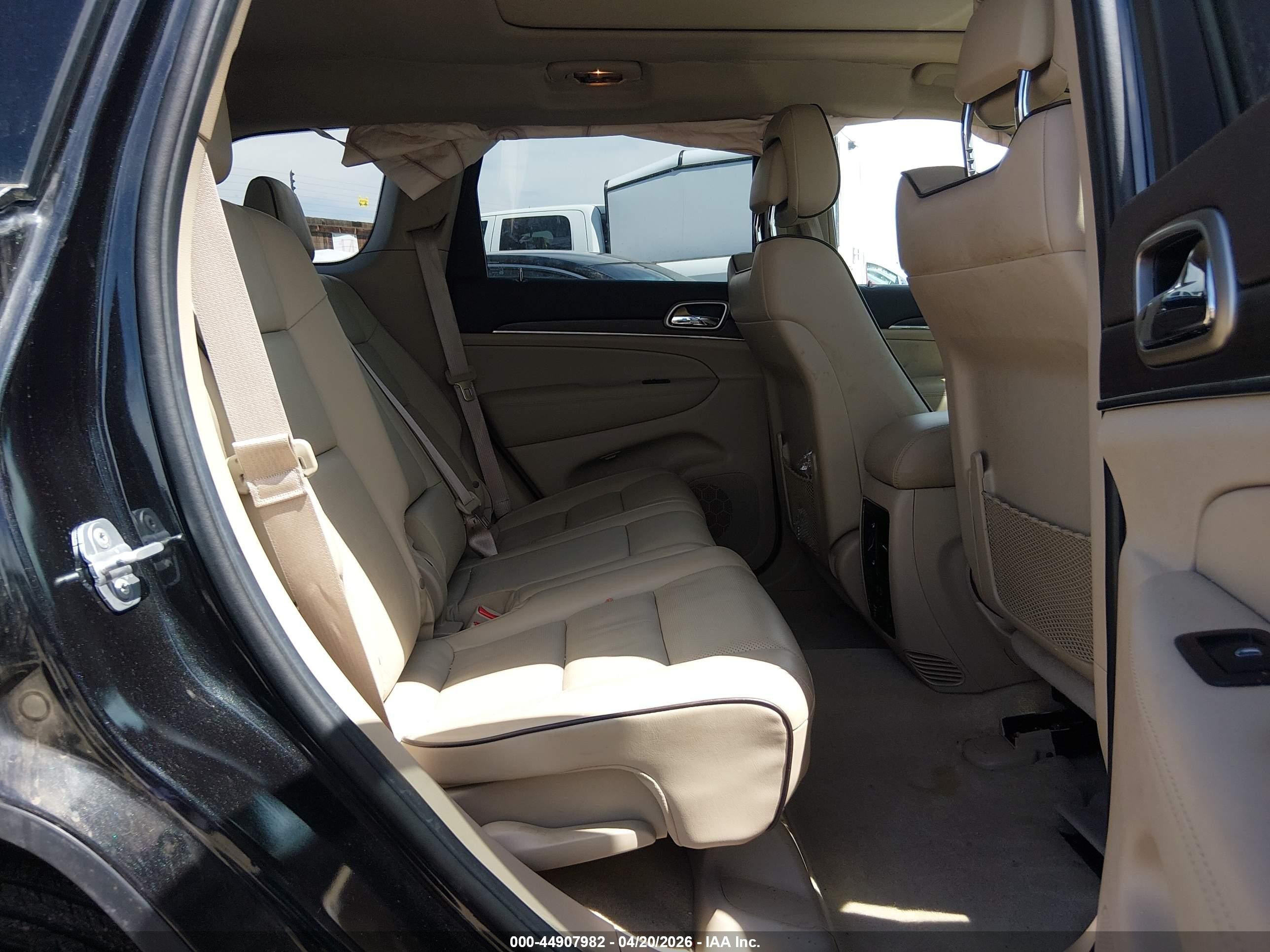 2014 Jeep Grand Cherokee Overland Black vin: 1C4RJFCG5EC254891