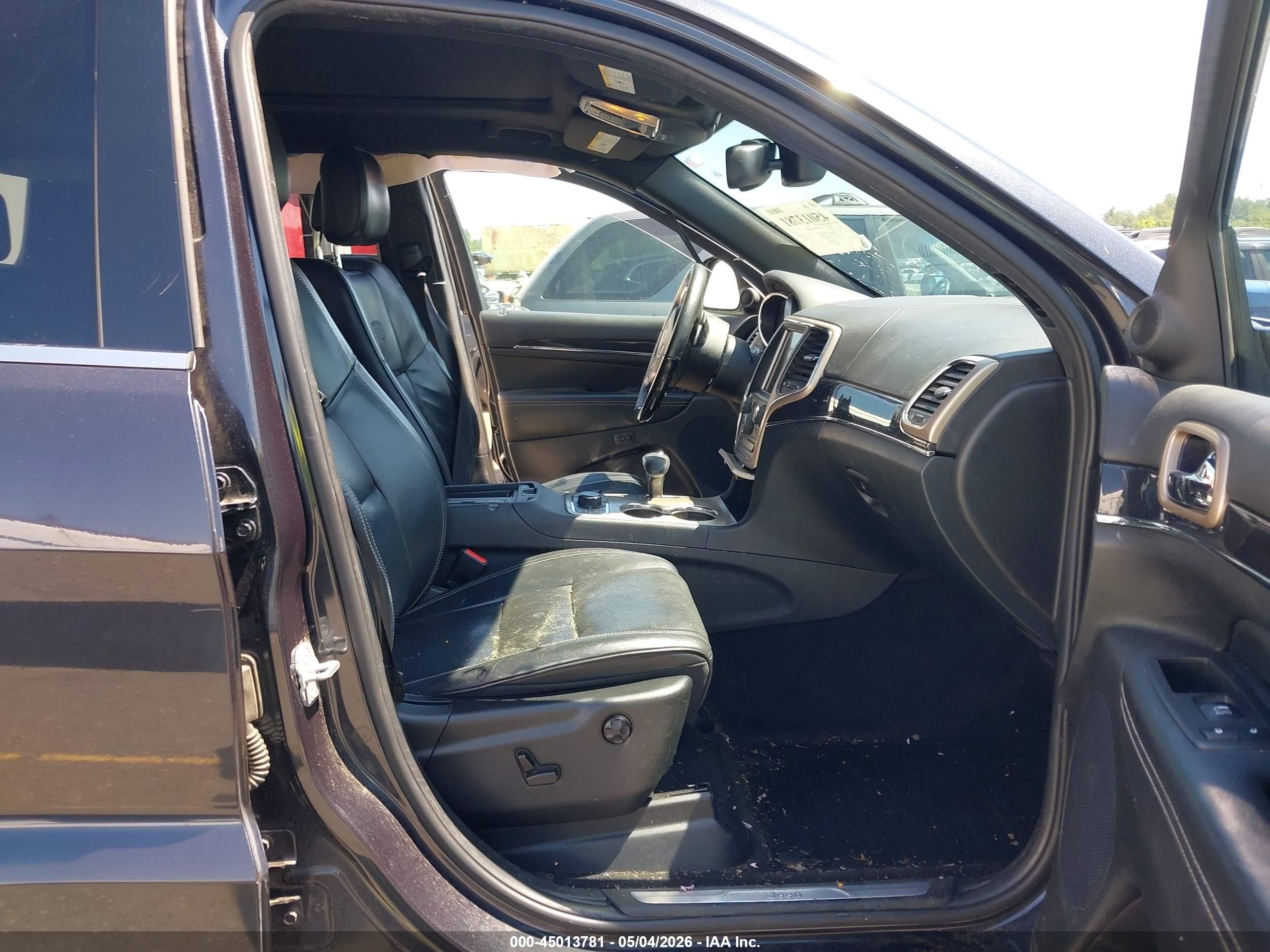2014 Jeep Grand Cherokee Overland Gray vin: 1C4RJFCG5EC299314