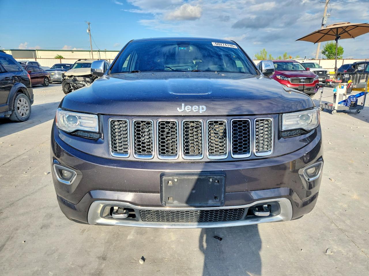 2015 Jeep Grand Cherokee Overland Charcoal vin: 1C4RJFCG5FC134591
