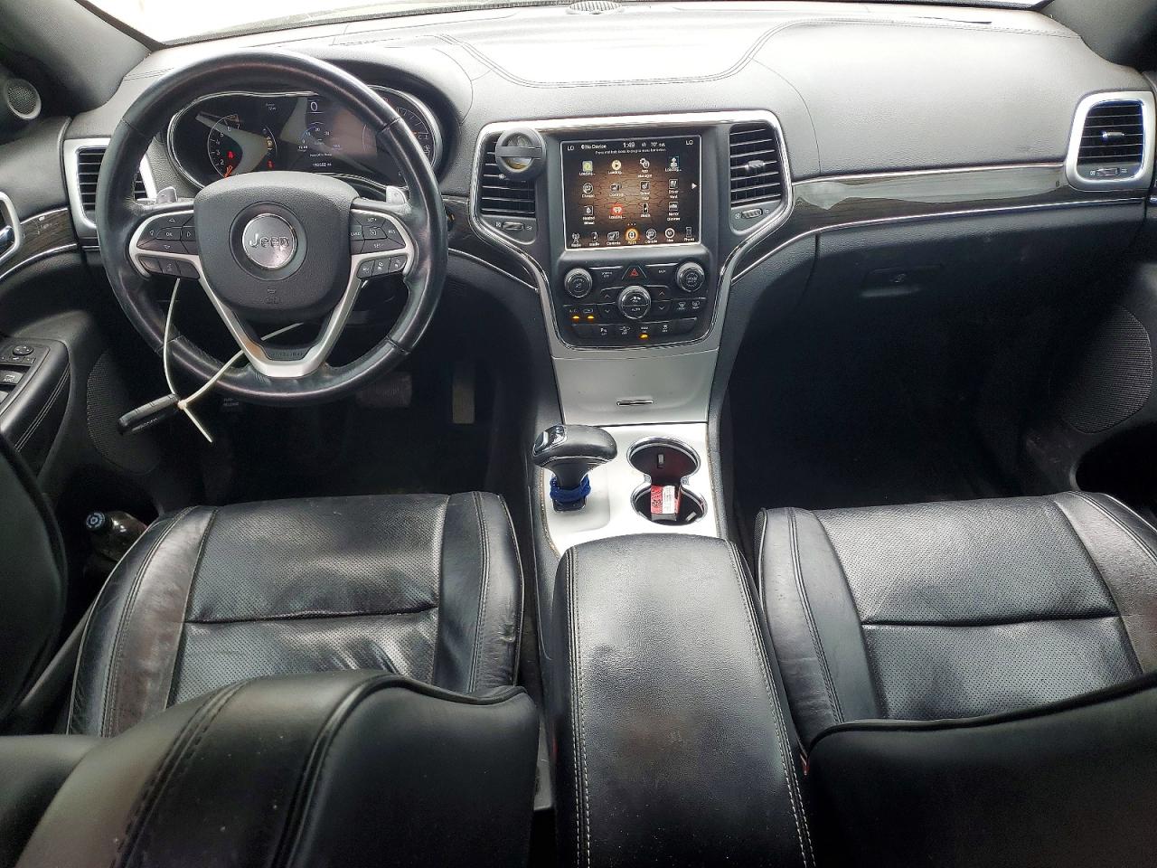 2015 Jeep Grand Cherokee Overland Black vin: 1C4RJFCG5FC158227
