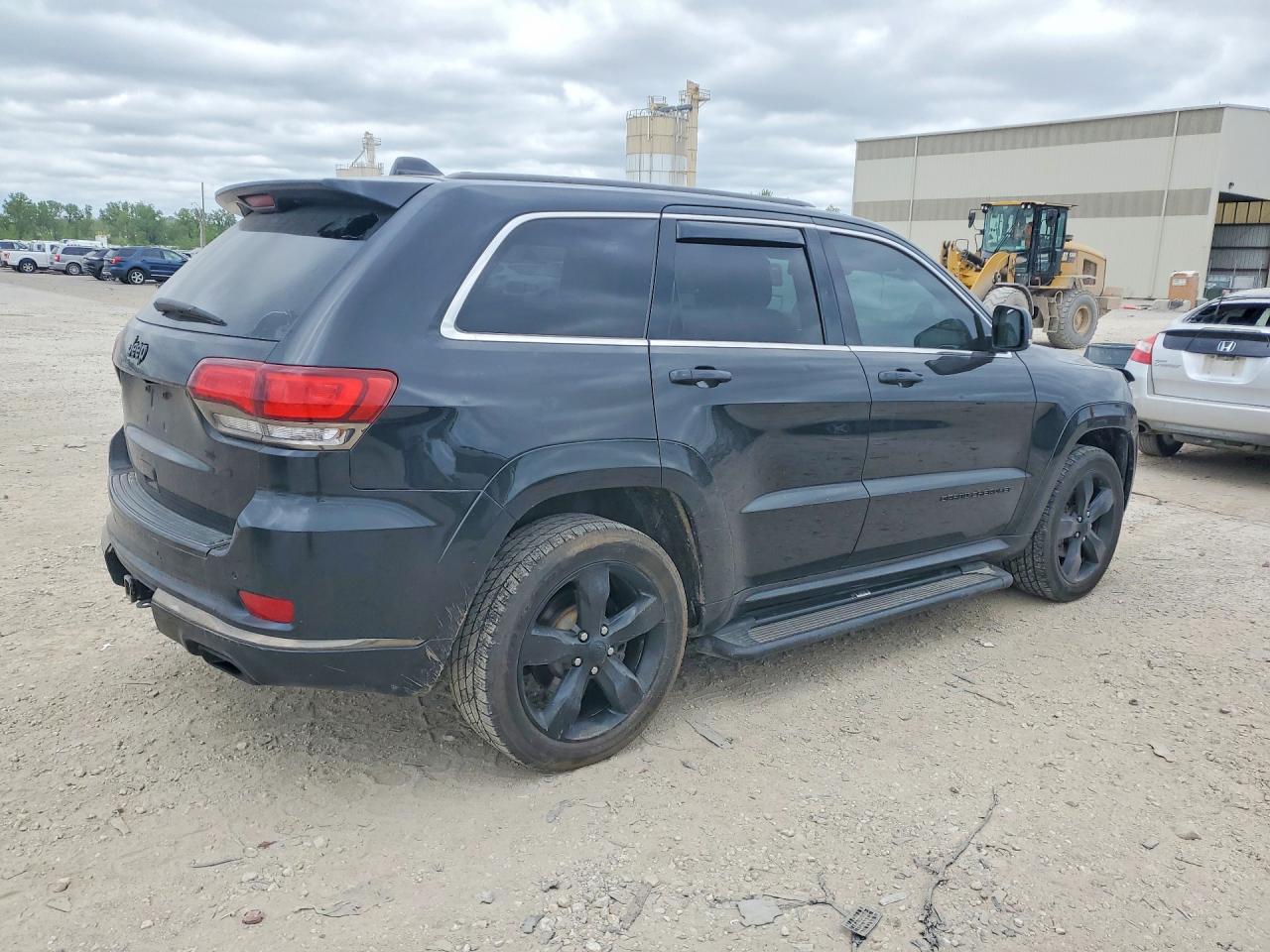 2015 Jeep Grand Cherokee Overland Black vin: 1C4RJFCG5FC158227