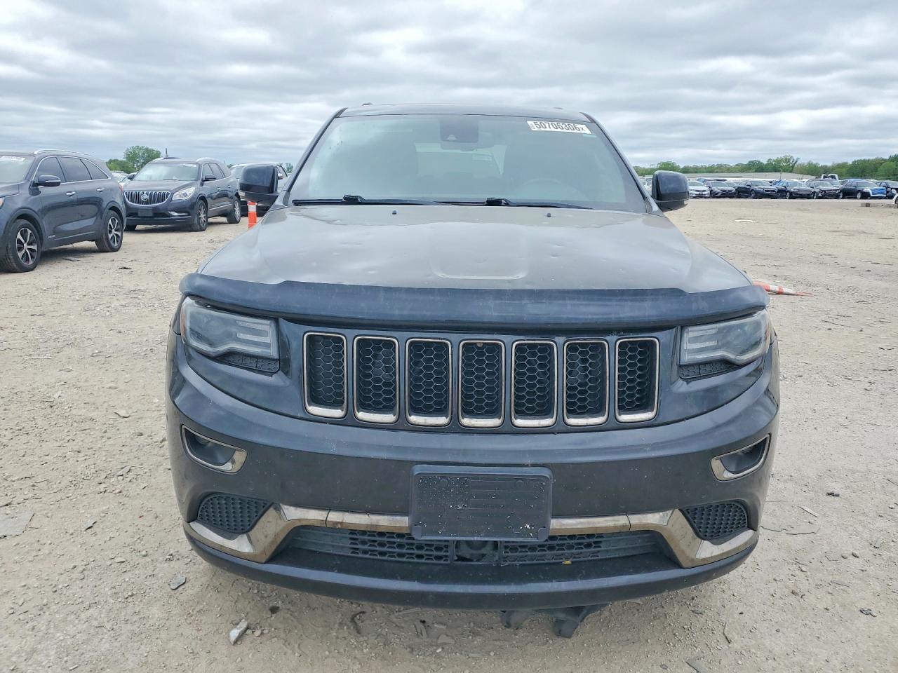 2015 Jeep Grand Cherokee Overland Black vin: 1C4RJFCG5FC158227