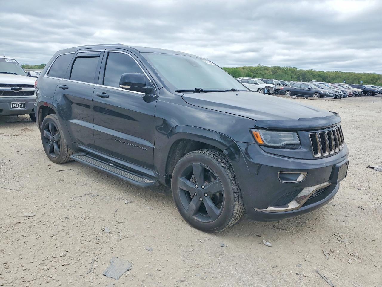 2015 Jeep Grand Cherokee Overland Black vin: 1C4RJFCG5FC158227
