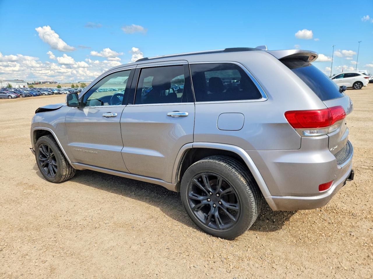 2015 Jeep Grand Cherokee Overland Silver vin: 1C4RJFCG5FC236635