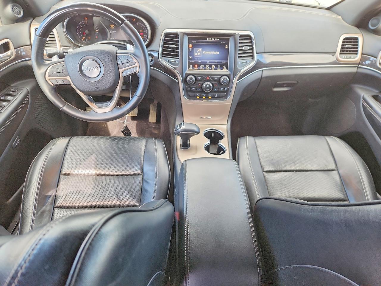 2015 Jeep Grand Cherokee Overland Silver vin: 1C4RJFCG5FC236635