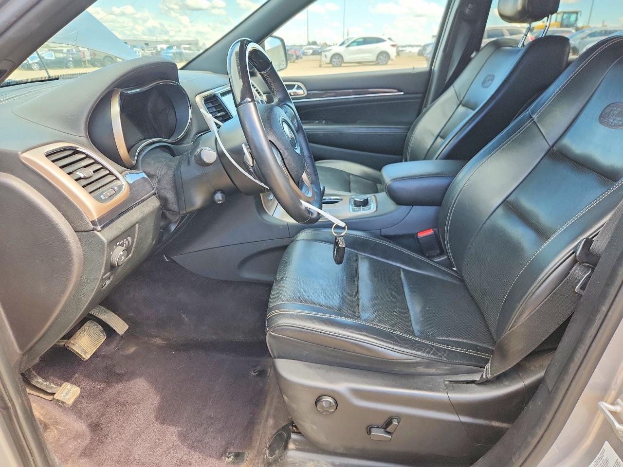 2015 Jeep Grand Cherokee Overland Silver vin: 1C4RJFCG5FC236635