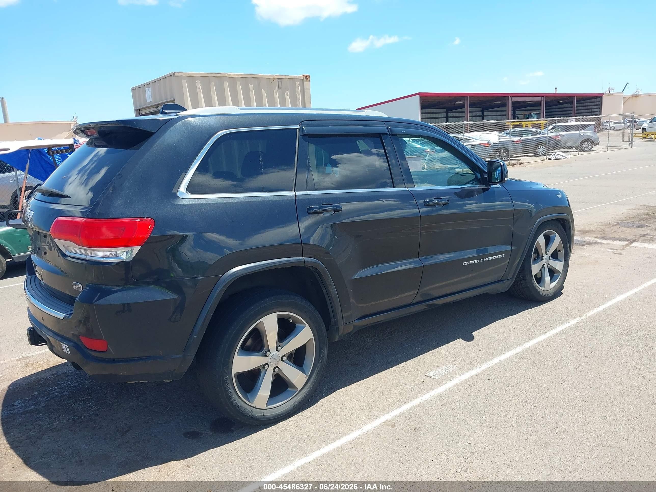 2015 Jeep Grand Cherokee Overland Черный vin: 1C4RJFCG5FC866963