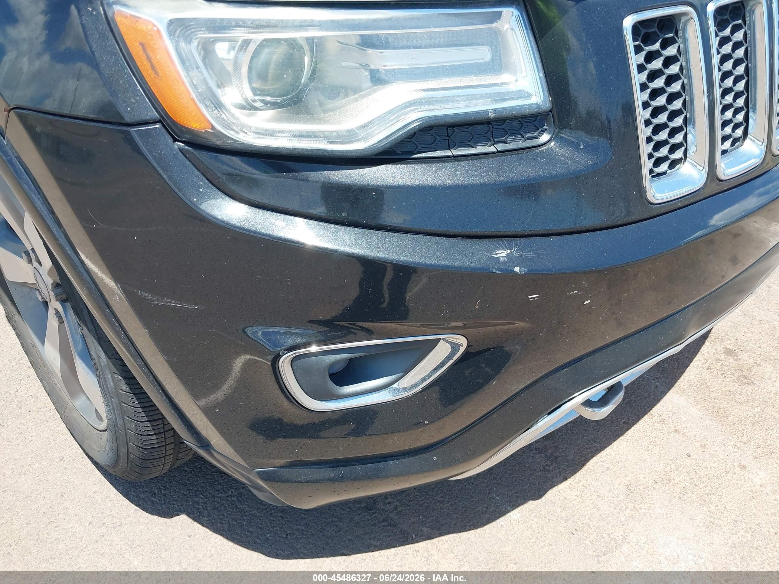 2015 Jeep Grand Cherokee Overland Черный vin: 1C4RJFCG5FC866963