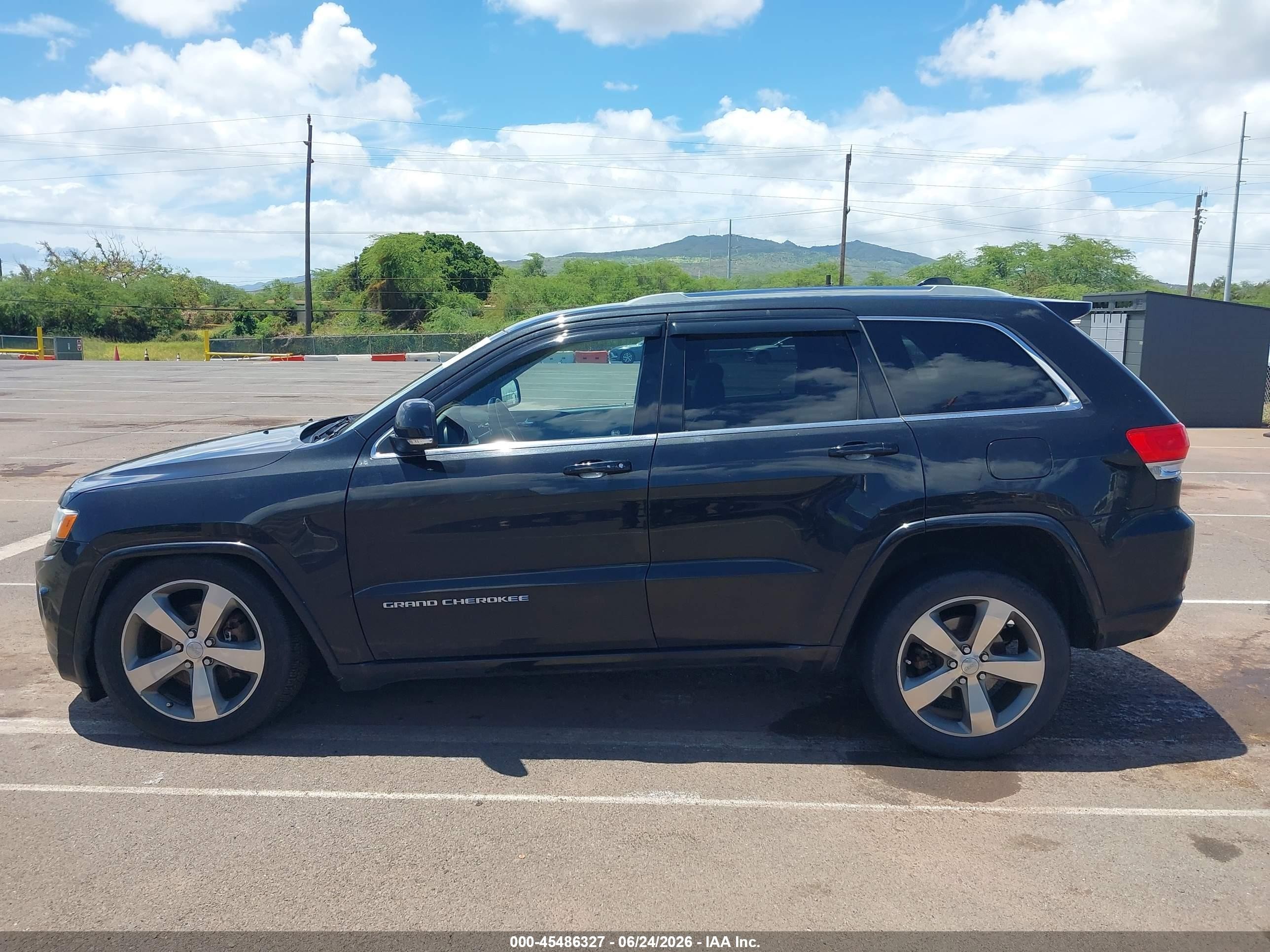 2015 Jeep Grand Cherokee Overland Черный vin: 1C4RJFCG5FC866963
