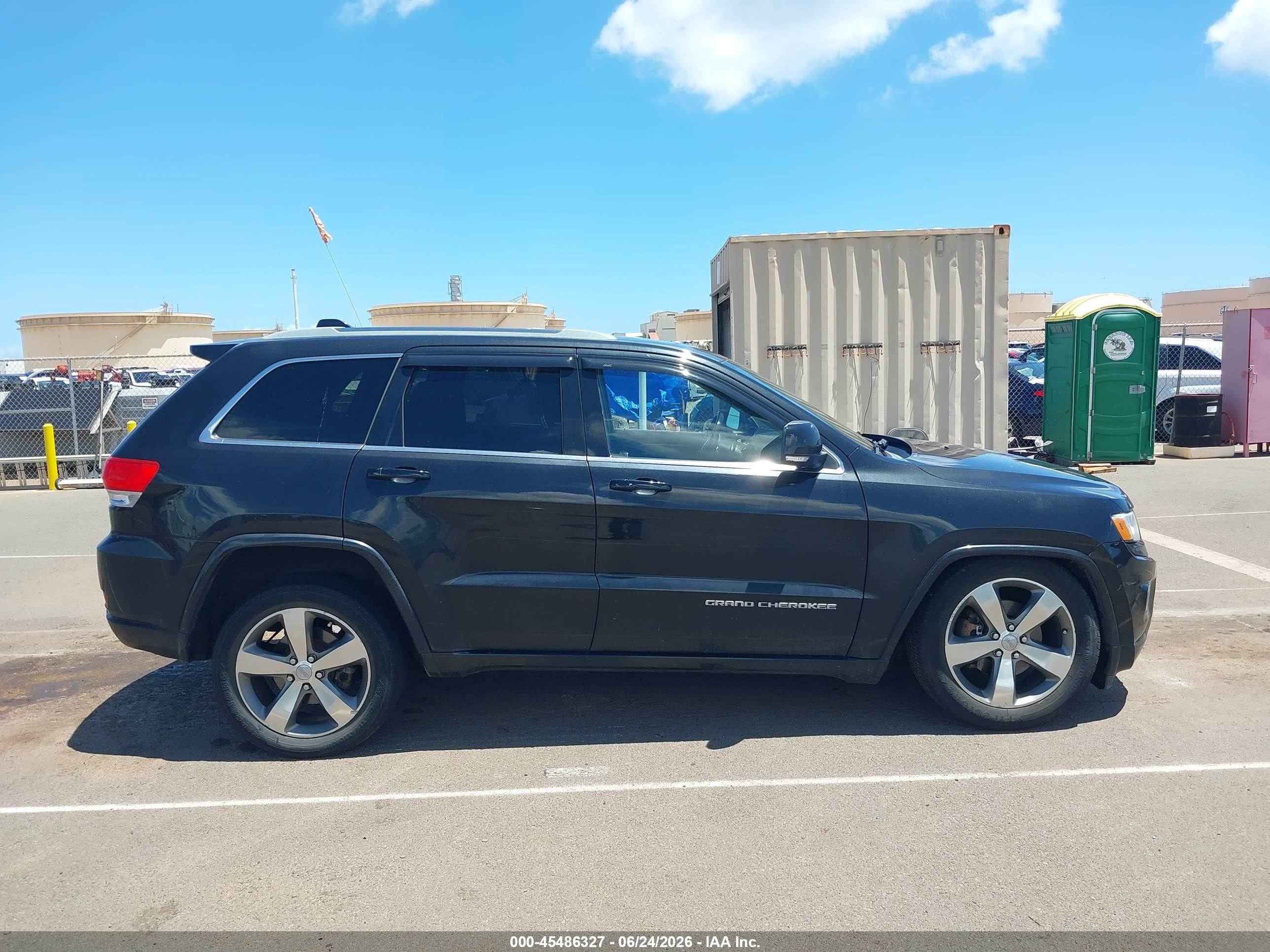 2015 Jeep Grand Cherokee Overland Черный vin: 1C4RJFCG5FC866963