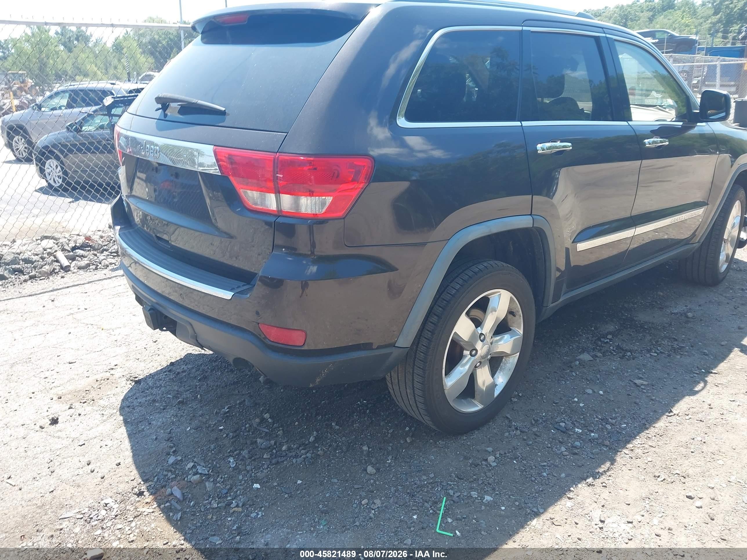 2012 Jeep Grand Cherokee Overland Brown vin: 1C4RJFCG6CC214705