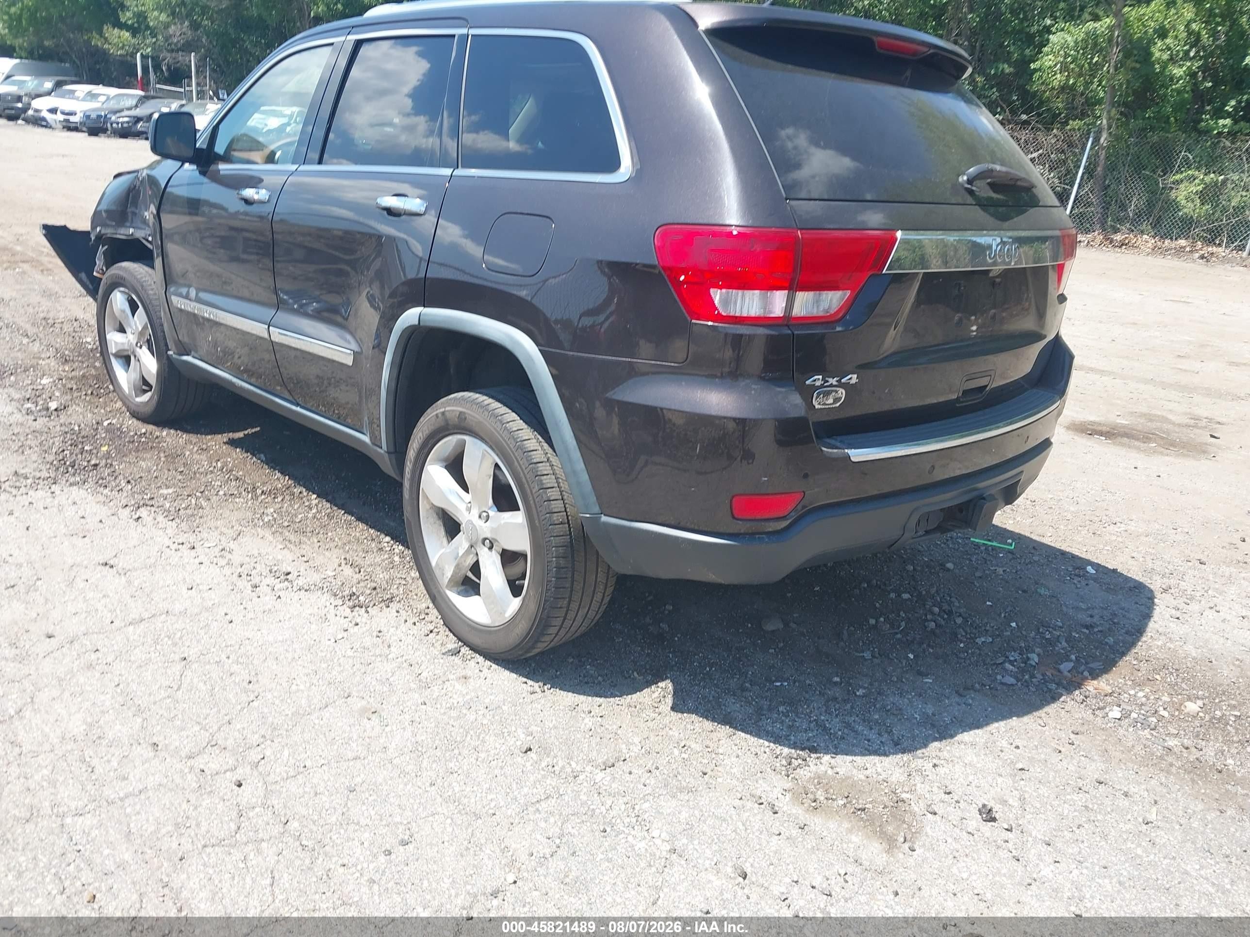 2012 Jeep Grand Cherokee Overland Brown vin: 1C4RJFCG6CC214705