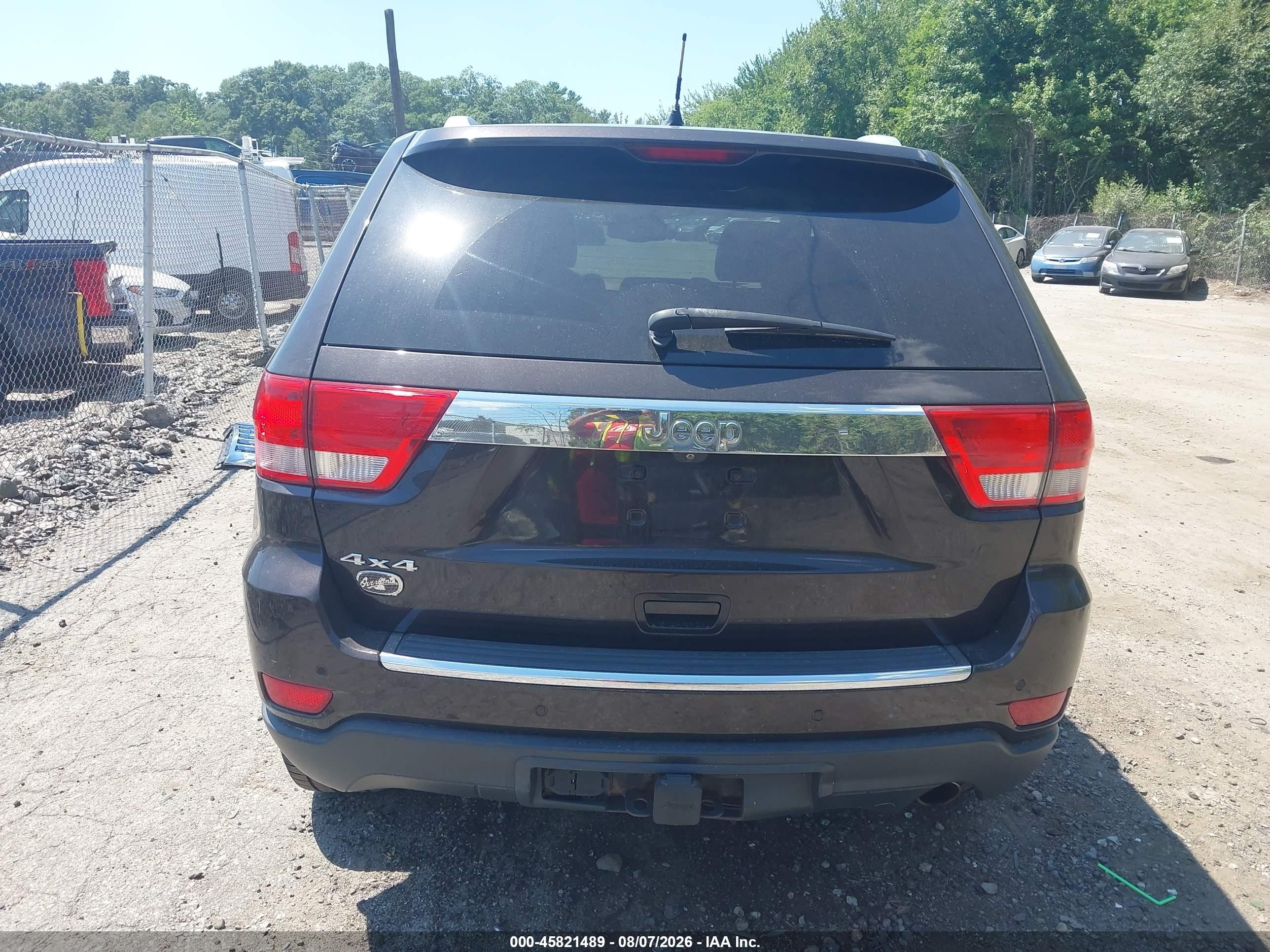 2012 Jeep Grand Cherokee Overland Brown vin: 1C4RJFCG6CC214705