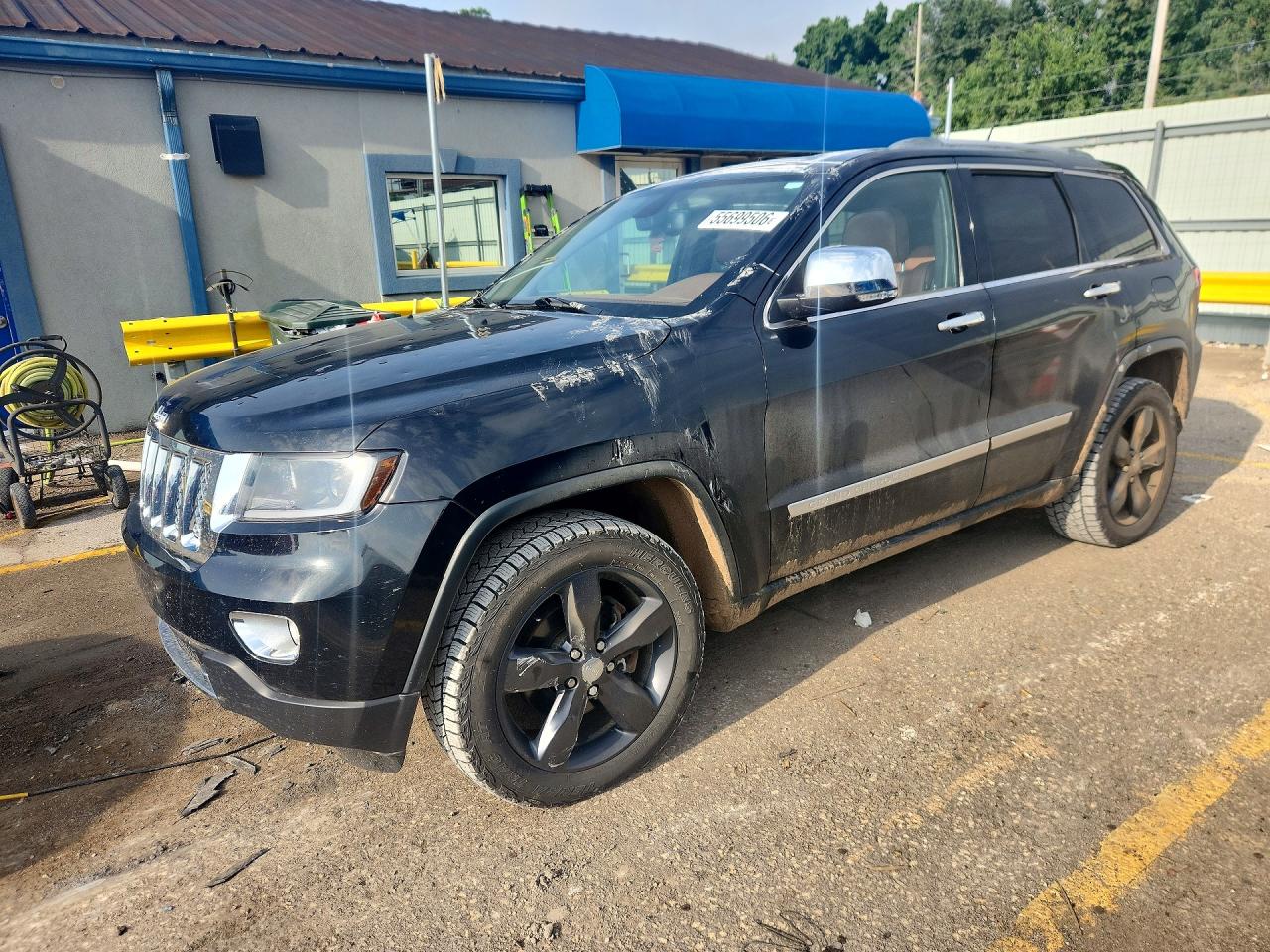 2012 Jeep Grand Cherokee Overland Черный vin: 1C4RJFCG6CC324332