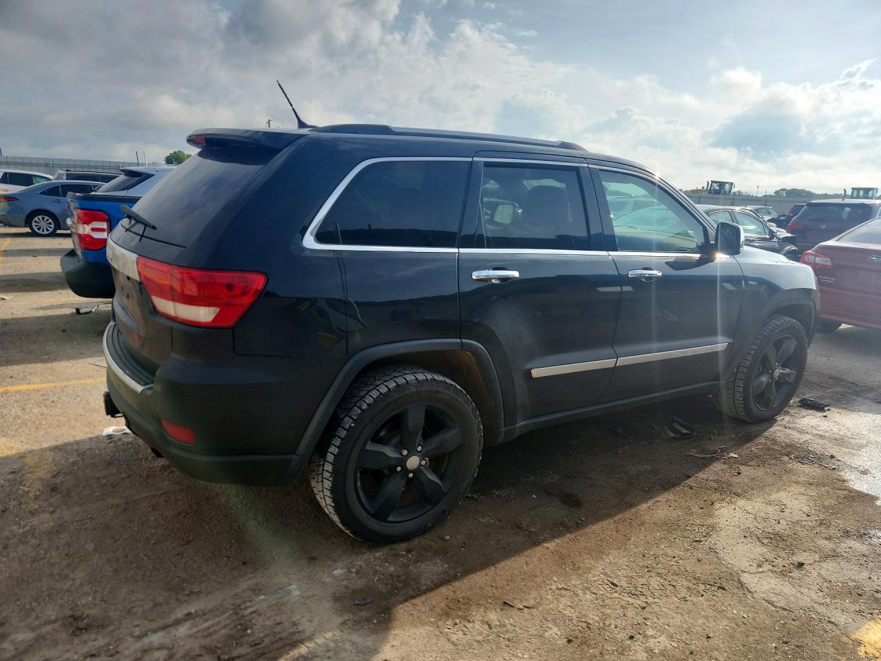 2012 Jeep Grand Cherokee Overland Black vin: 1C4RJFCG6CC324332