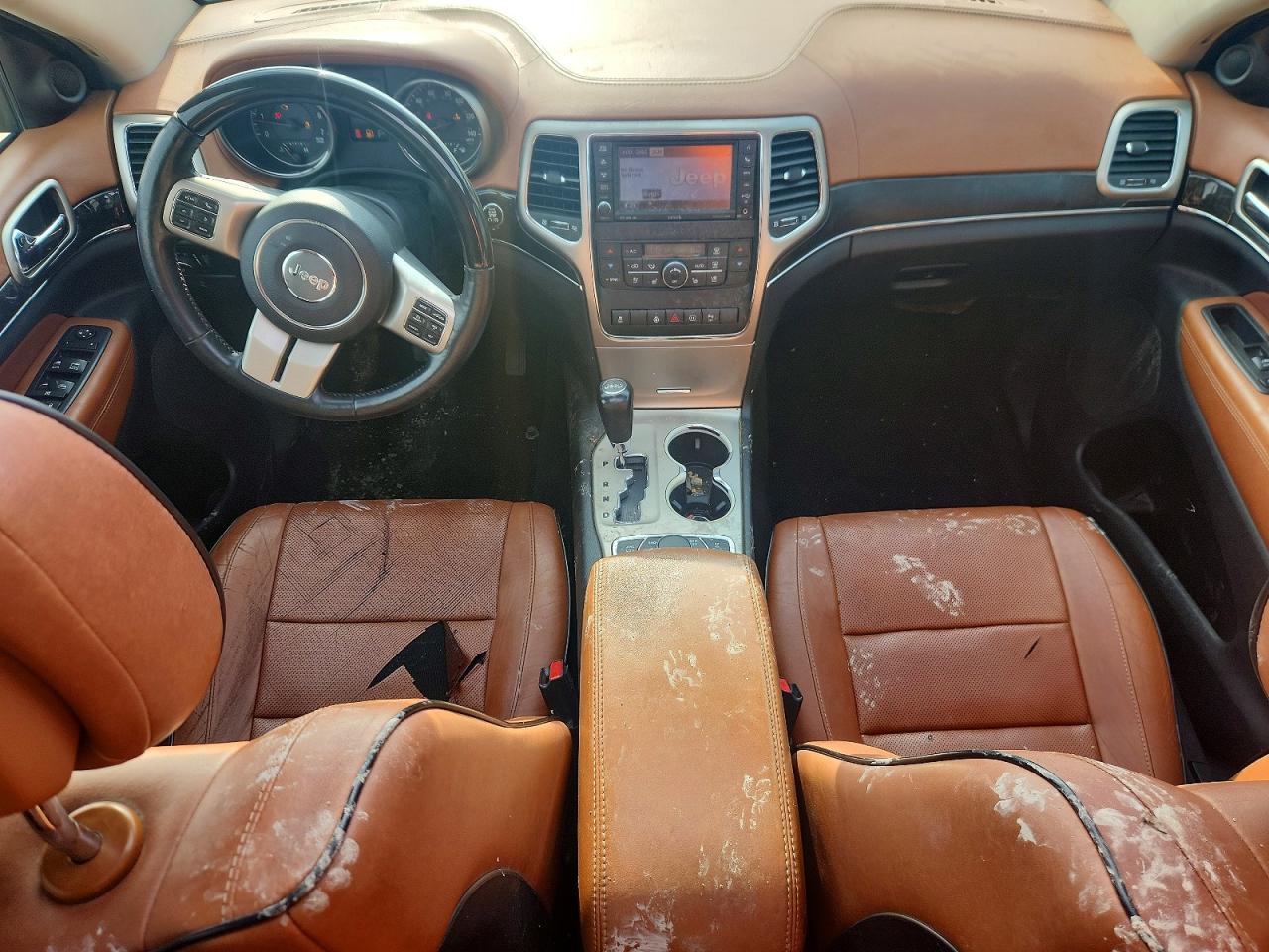 2012 Jeep Grand Cherokee Overland Black vin: 1C4RJFCG6CC324332