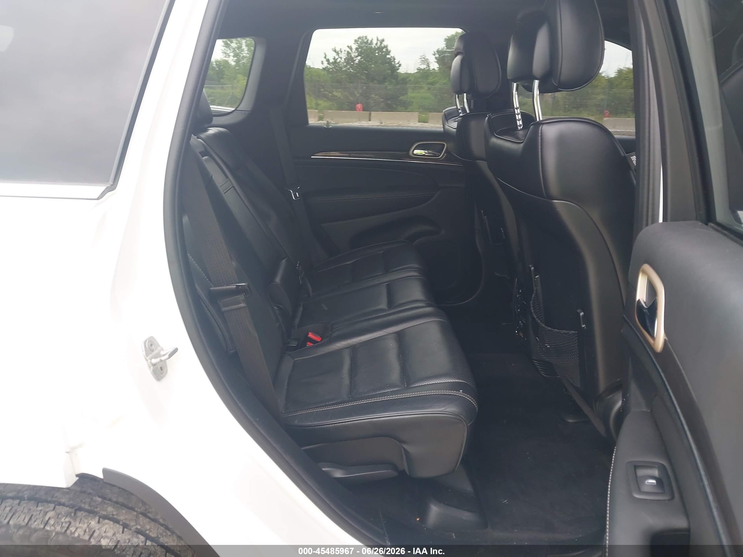 2014 Jeep Grand Cherokee Overland Белый vin: 1C4RJFCG6EC178890