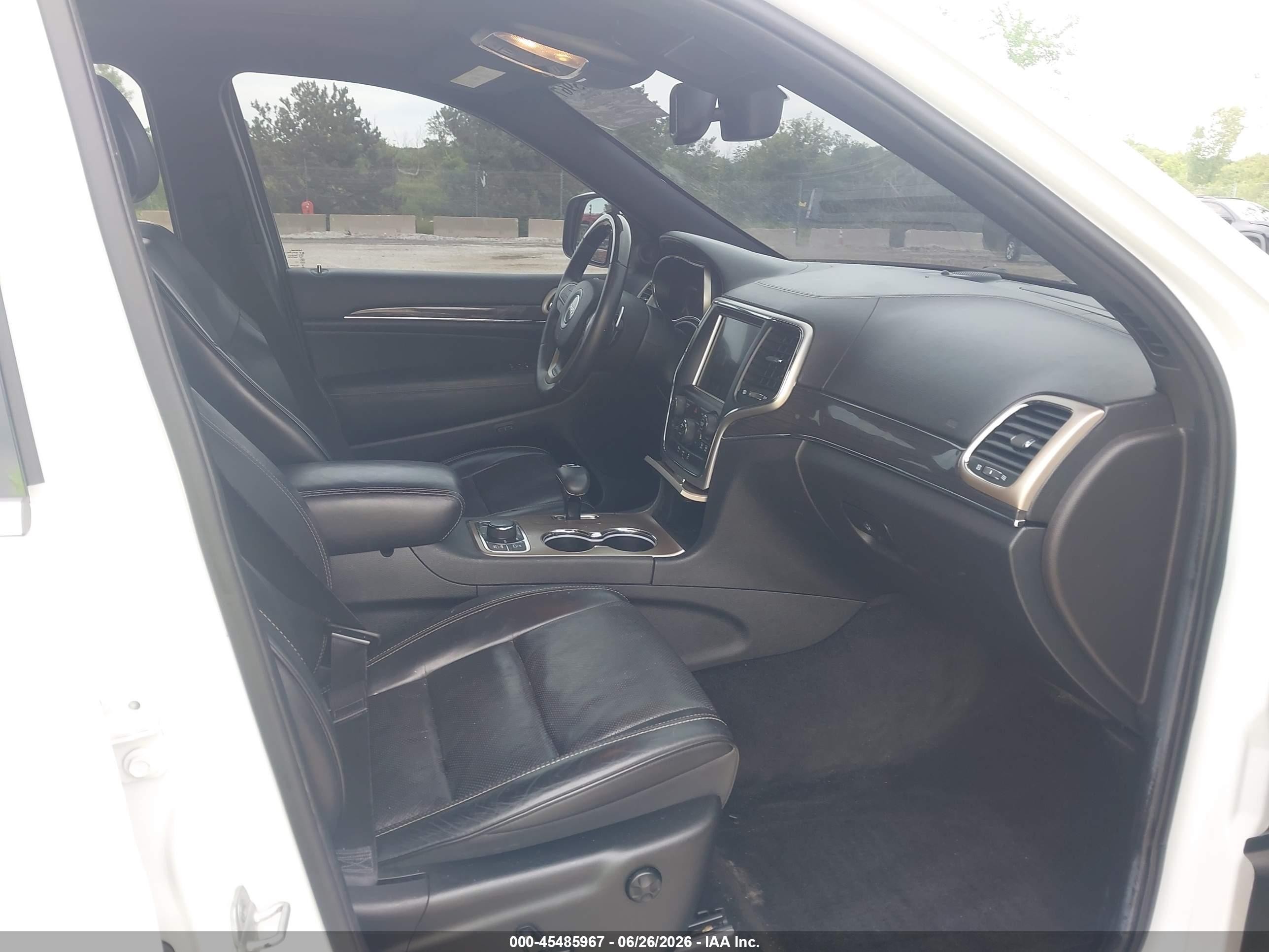 2014 Jeep Grand Cherokee Overland Белый vin: 1C4RJFCG6EC178890