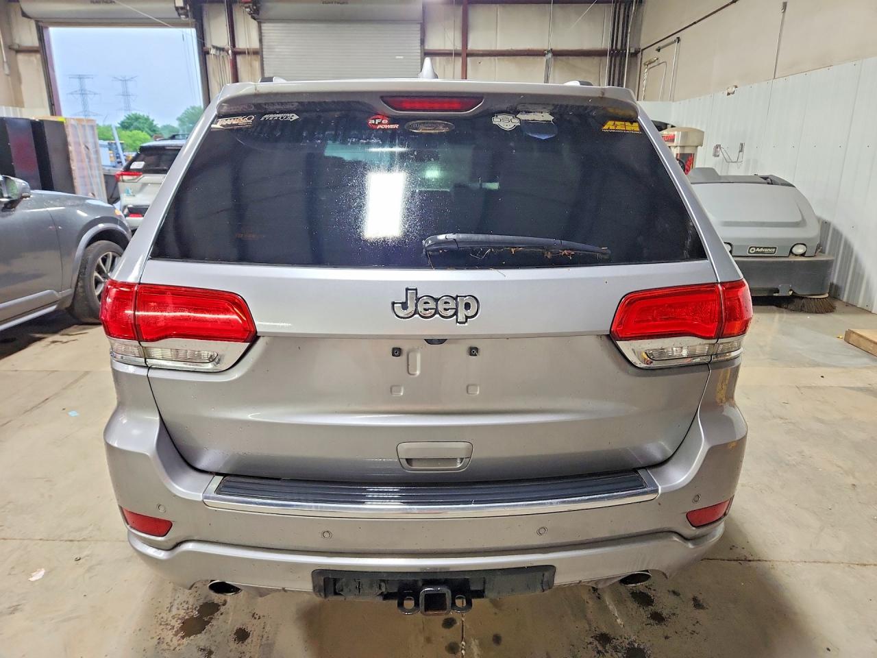 2014 Jeep Grand Cherokee Overland Серебряный vin: 1C4RJFCG6EC200175