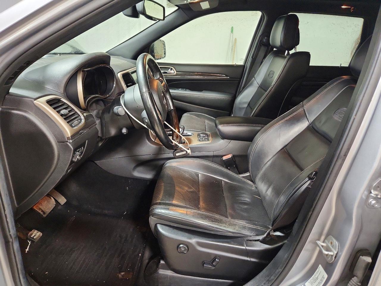 2014 Jeep Grand Cherokee Overland Серебряный vin: 1C4RJFCG6EC200175