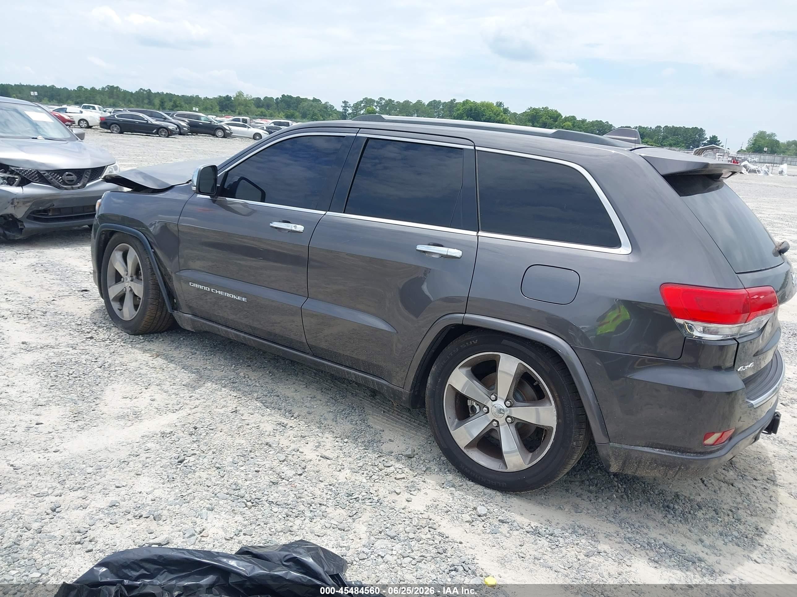 2014 Jeep Grand Cherokee Overland Gray vin: 1C4RJFCG6EC492569