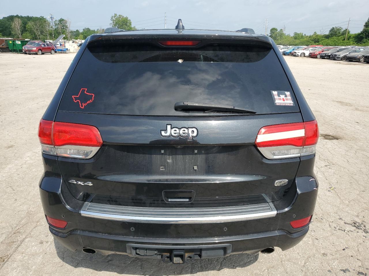 2014 Jeep Grand Cherokee Overland Black vin: 1C4RJFCG6EC547604