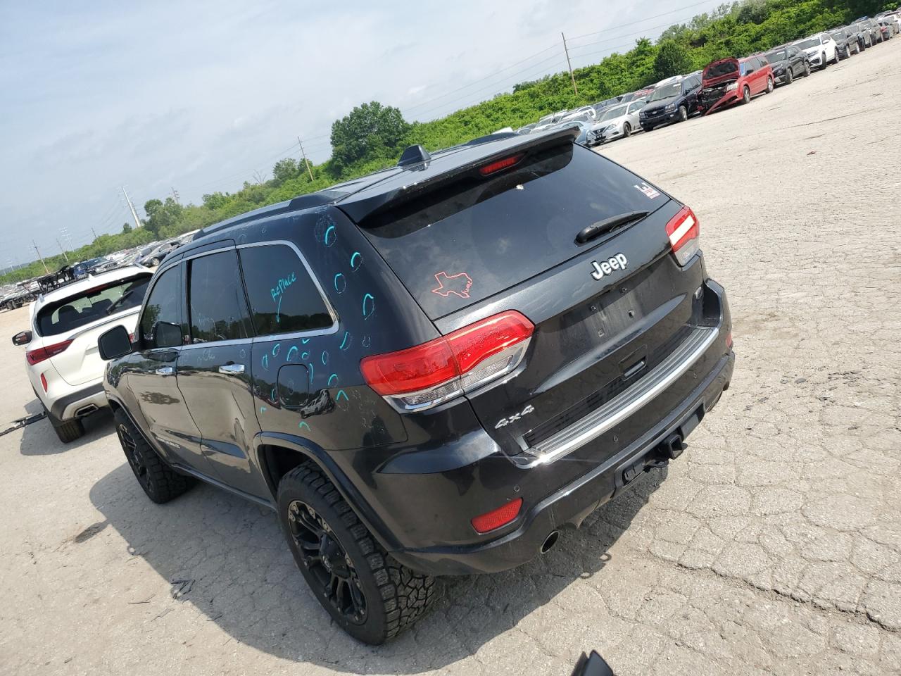 2014 Jeep Grand Cherokee Overland Black vin: 1C4RJFCG6EC547604