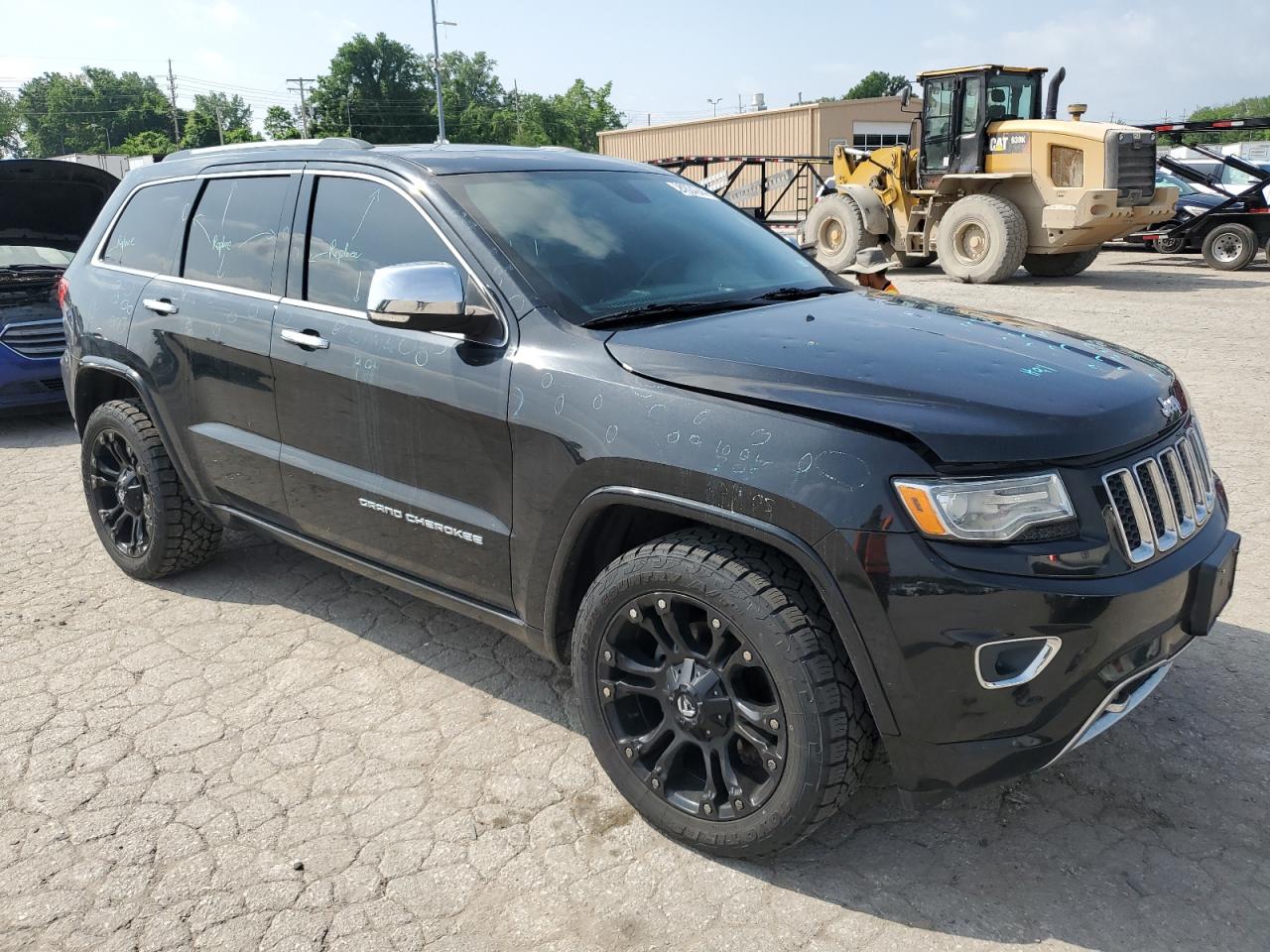 2014 Jeep Grand Cherokee Overland Black vin: 1C4RJFCG6EC547604