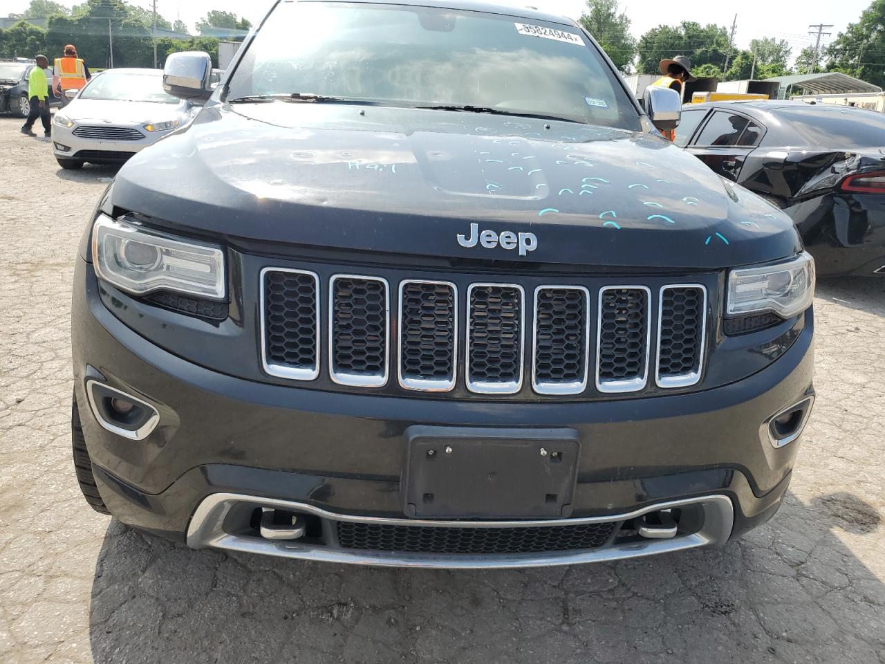 2014 Jeep Grand Cherokee Overland Black vin: 1C4RJFCG6EC547604
