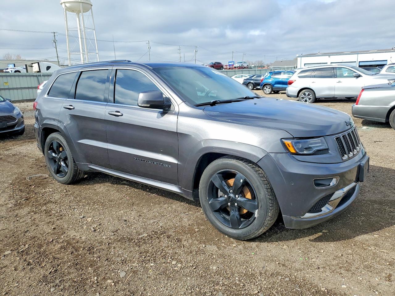 2015 Jeep Grand Cherokee Overland Угольный vin: 1C4RJFCG6FC157247