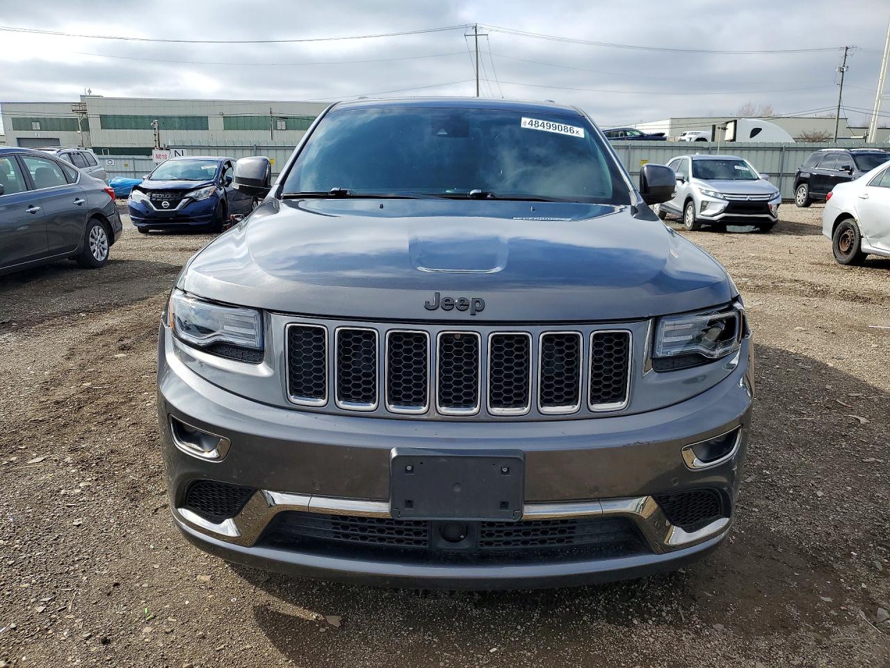 2015 Jeep Grand Cherokee Overland Угольный vin: 1C4RJFCG6FC157247