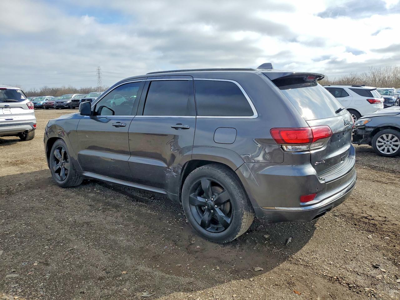 2015 Jeep Grand Cherokee Overland Угольный vin: 1C4RJFCG6FC157247