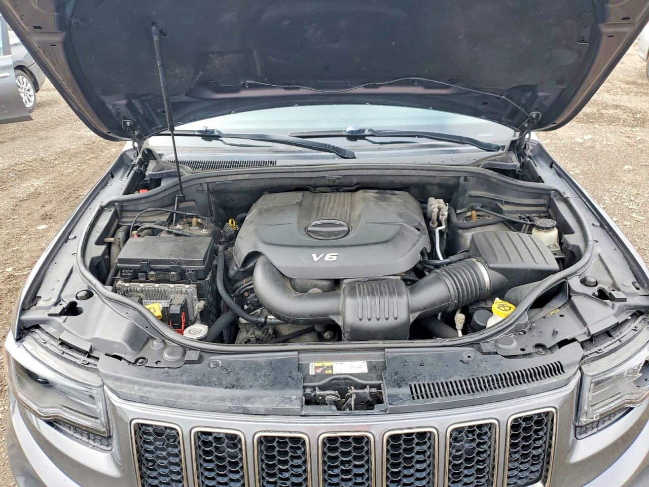 2015 Jeep Grand Cherokee Overland Угольный vin: 1C4RJFCG6FC157247