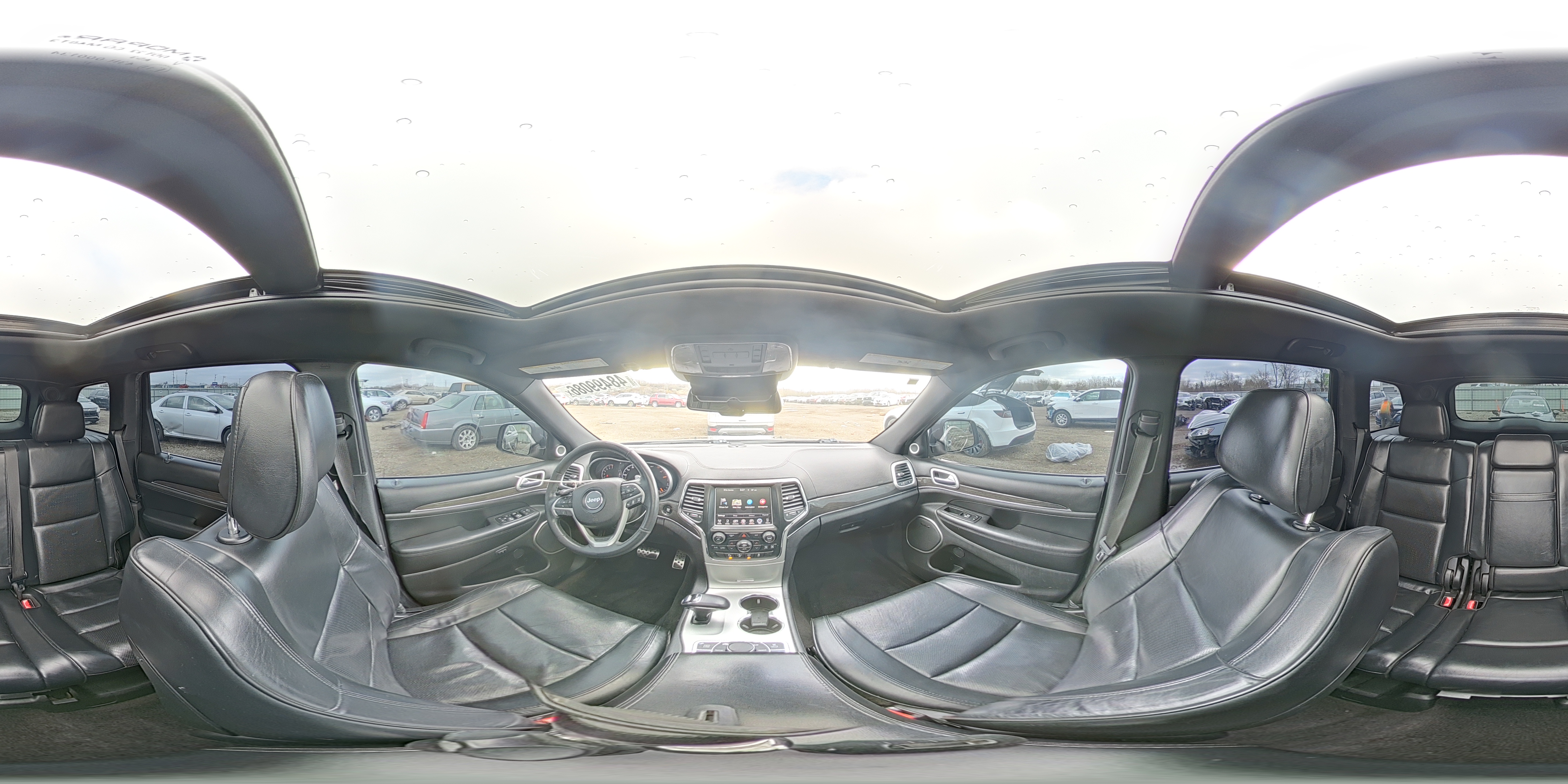 2015 Jeep Grand Cherokee Overland Угольный vin: 1C4RJFCG6FC157247