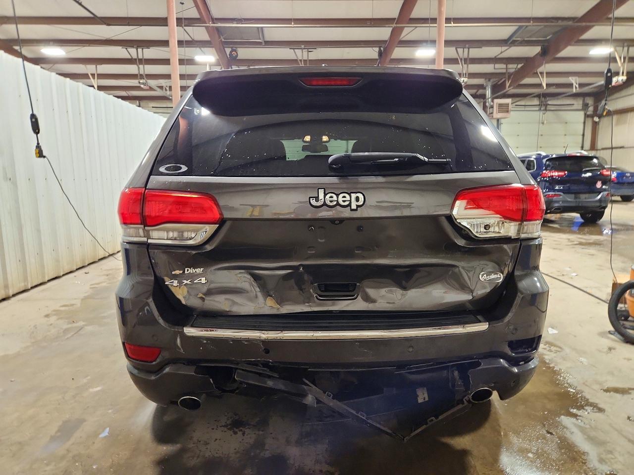 2015 Jeep Grand Cherokee Overland Серый vin: 1C4RJFCG6FC607964