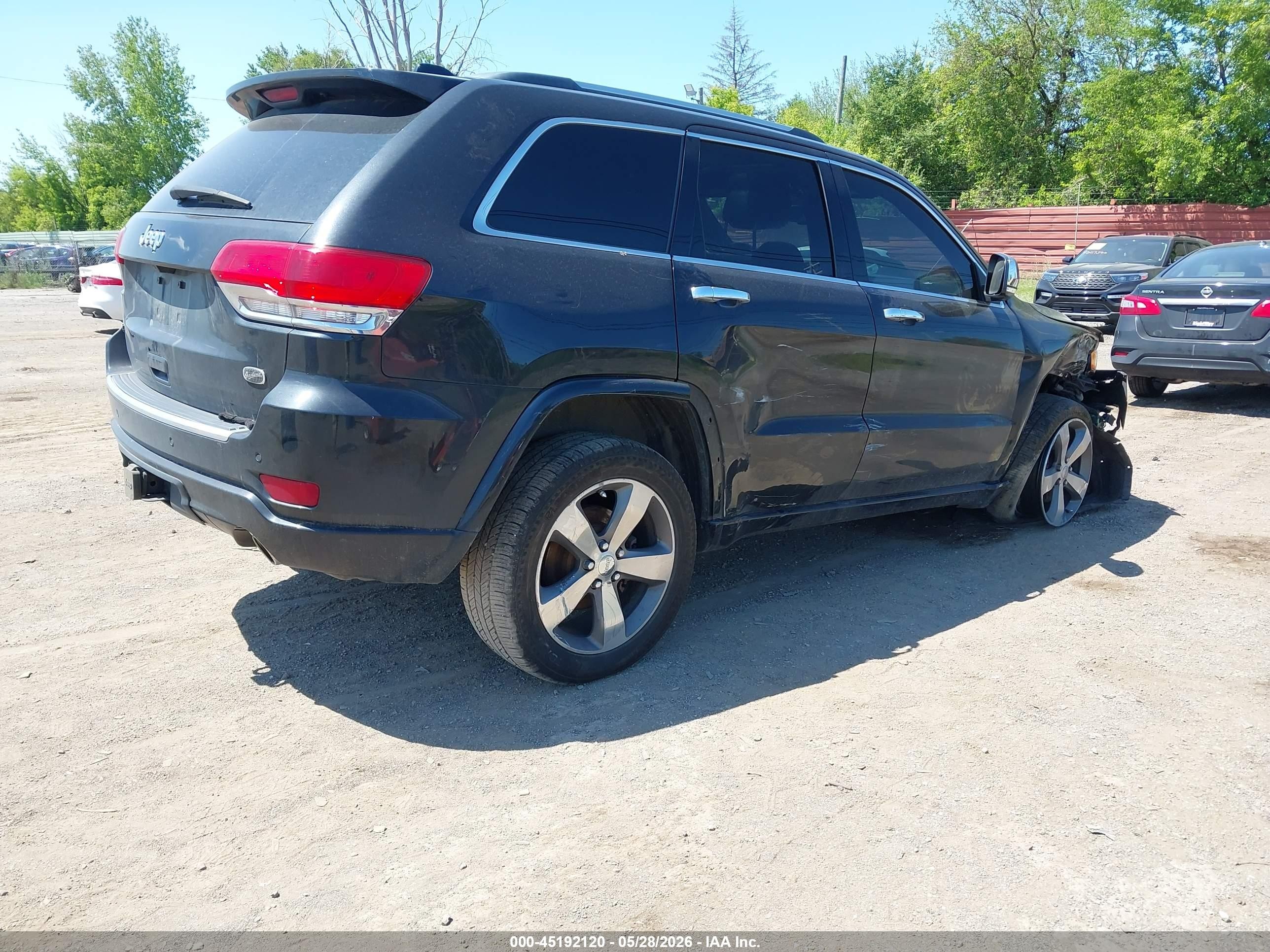 2015 Jeep Grand Cherokee Overland Gray vin: 1C4RJFCG6FC667730