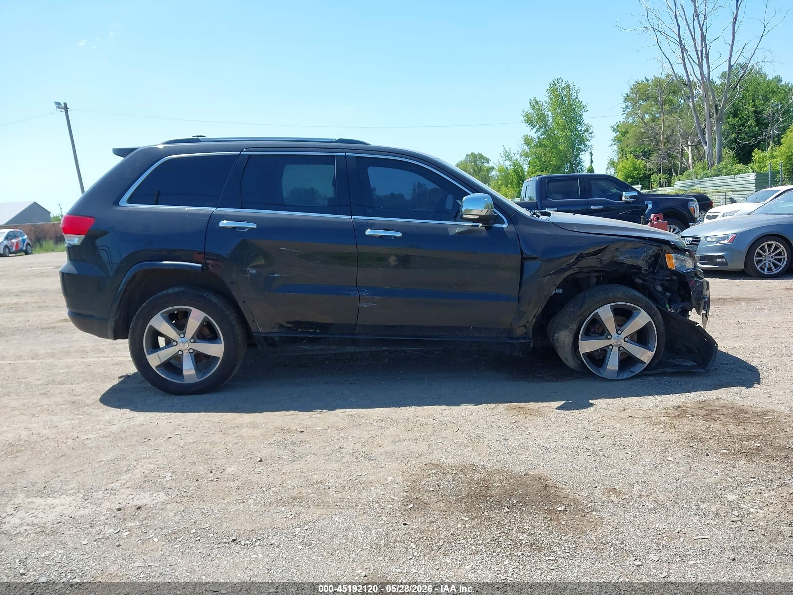 2015 Jeep Grand Cherokee Overland Gray vin: 1C4RJFCG6FC667730