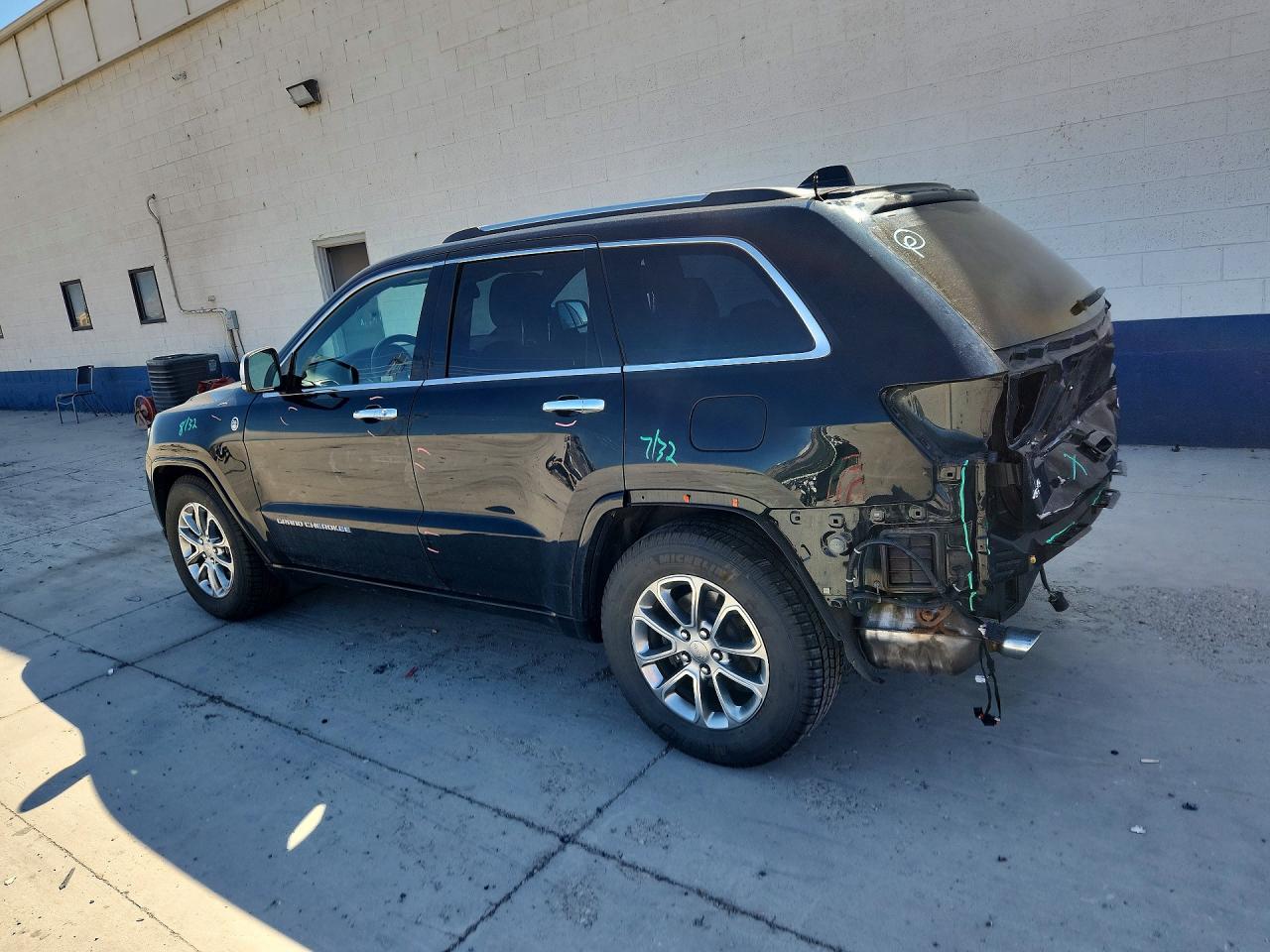 2015 Jeep Grand Cherokee Overland Black vin: 1C4RJFCG6FC836242