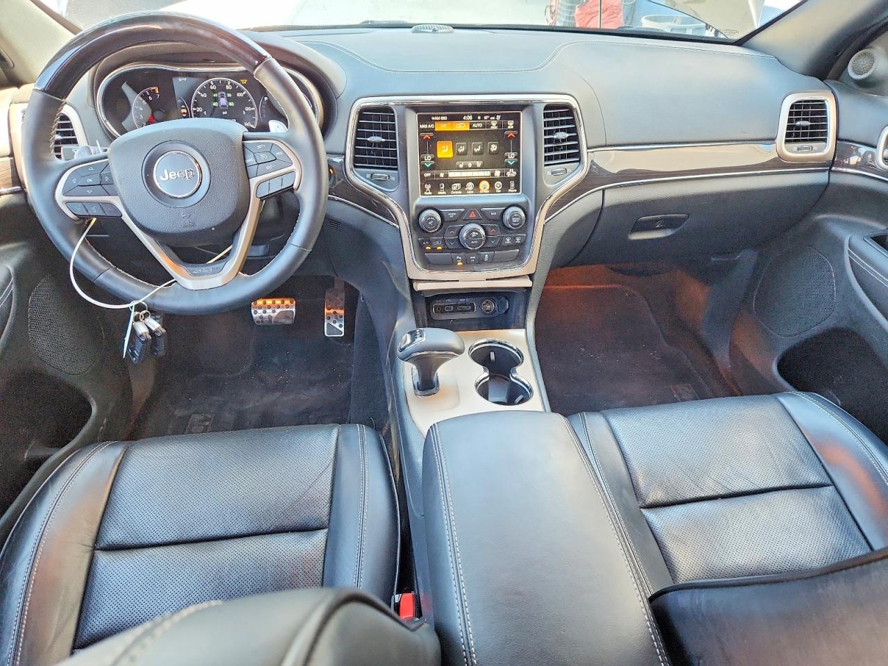 2015 Jeep Grand Cherokee Overland Black vin: 1C4RJFCG6FC836242